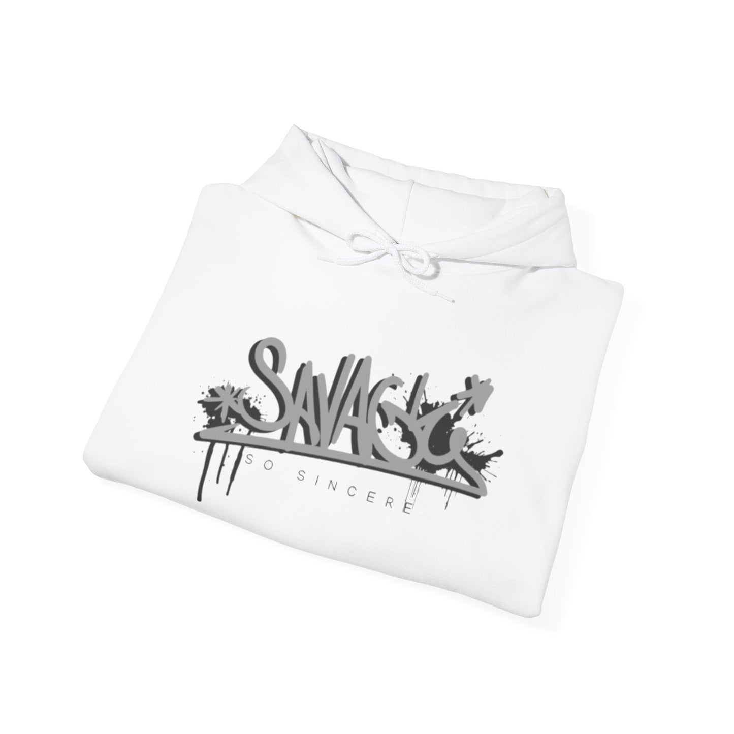 Flames Hooded Sweatshirt - Savage and Sincere Trendy Design