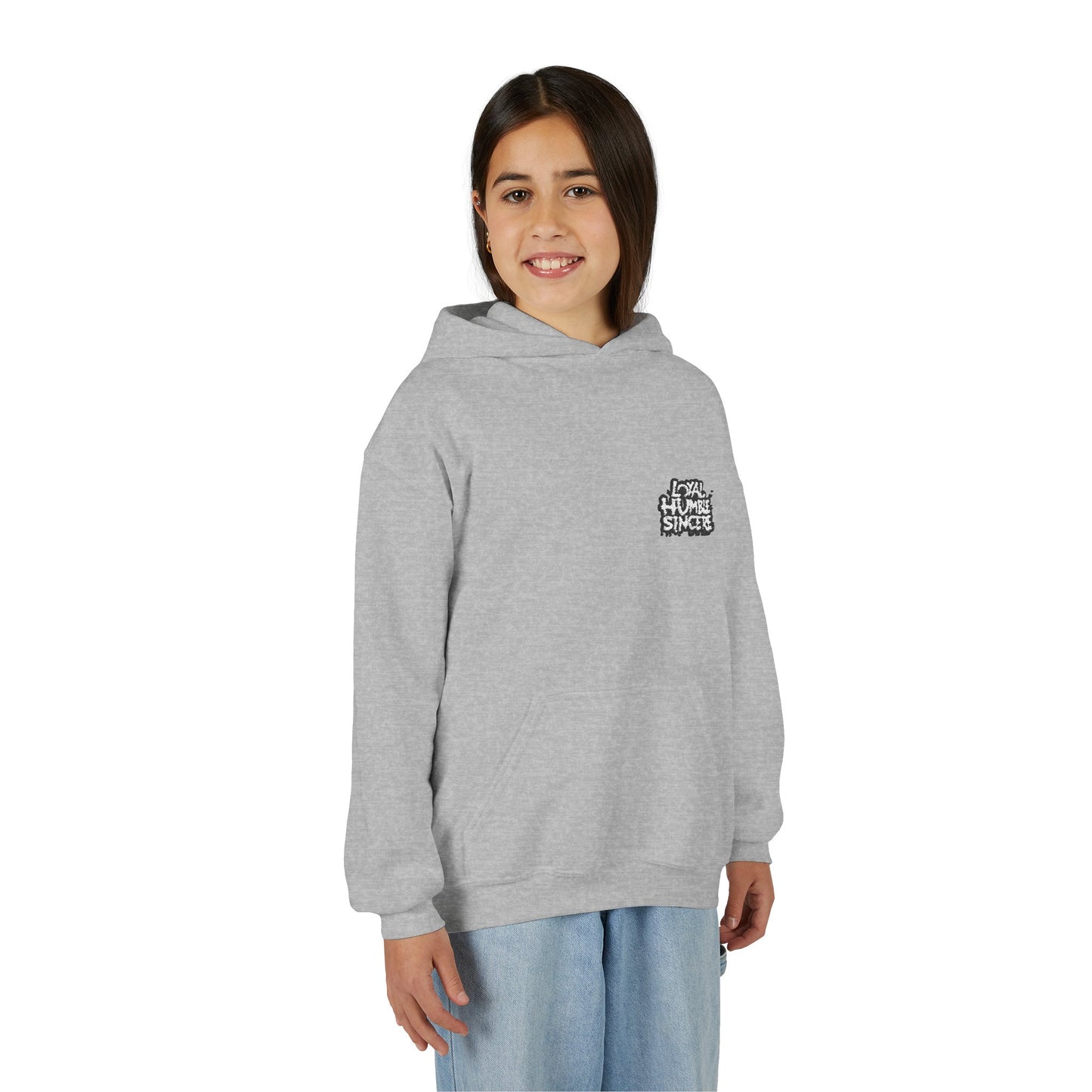 Youth Graphic Hoodie - Humble & Loyal Design, Teen Casual Wear and Gift Idea