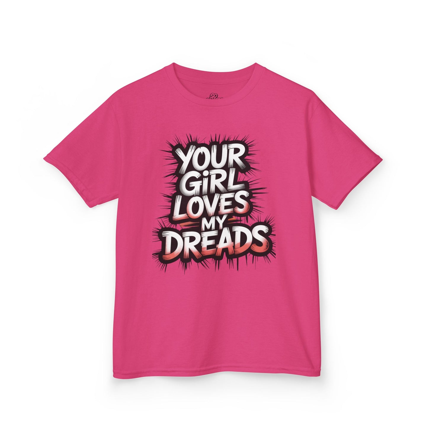 Your Girl Loves My Dreads Kids Tee, Kawaii Graphic Shirt, Fun Kids Apparel, Gift for Dreadlock Lovers, Quirky T-Shirt for Kids