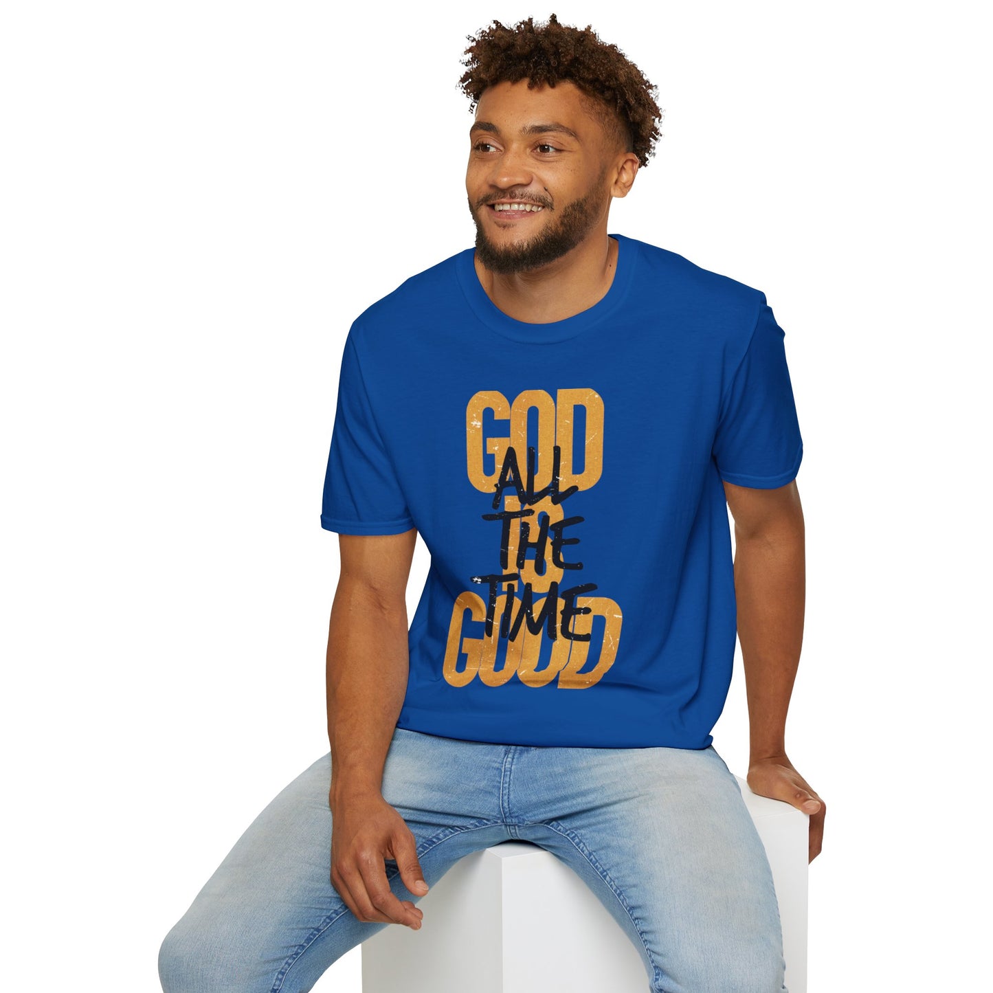 Inspirational Graphic T-Shirt - 'God is Good All the Time' Adult
