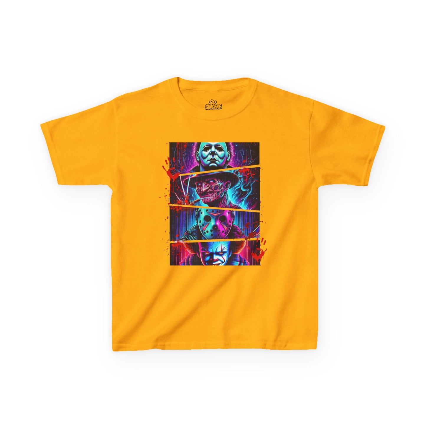 Kids Tee Michael Myers Freddy Jason It Halloween Shirt