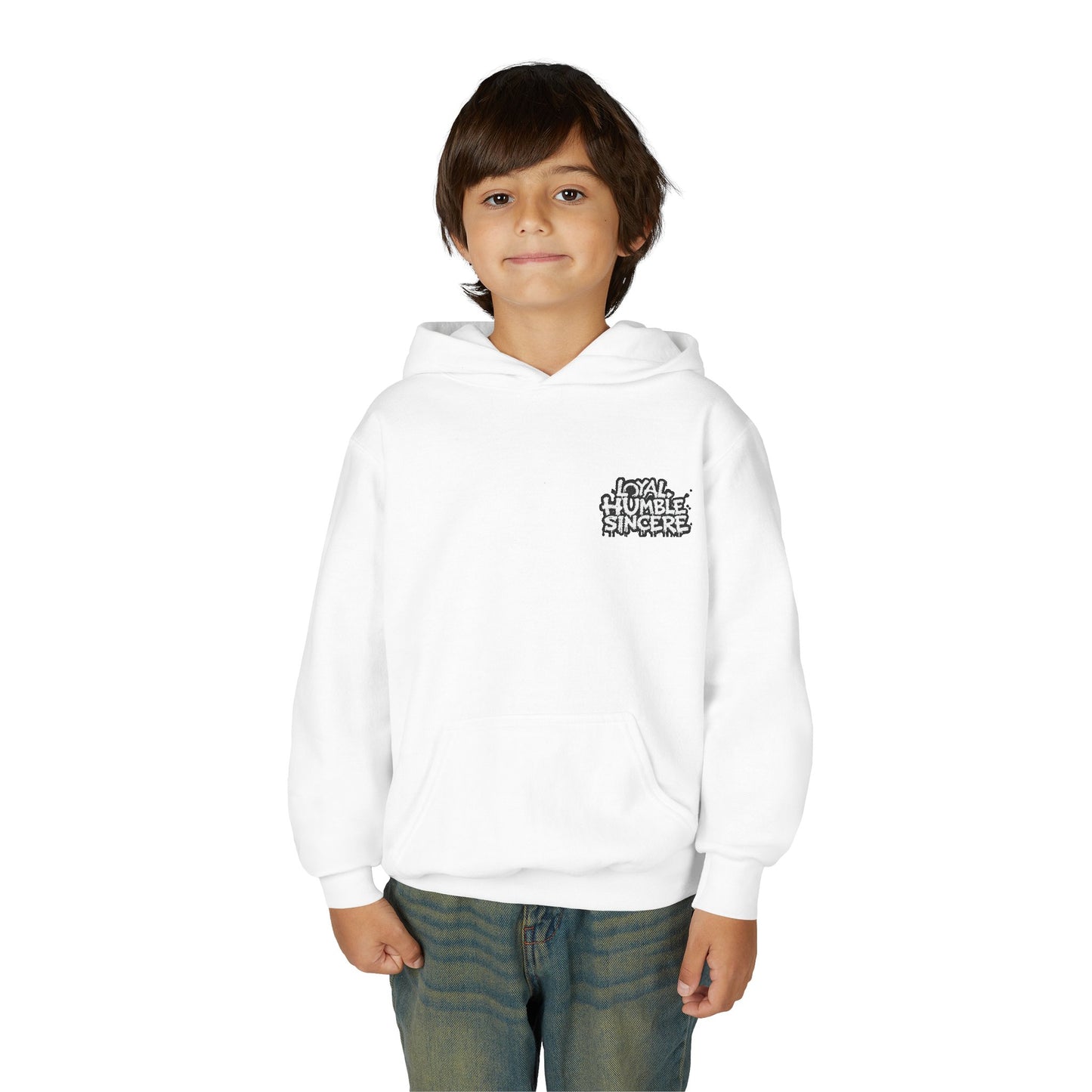 Youth Graphic Hoodie - Humble & Loyal Design, Teen Casual Wear and Gift Idea