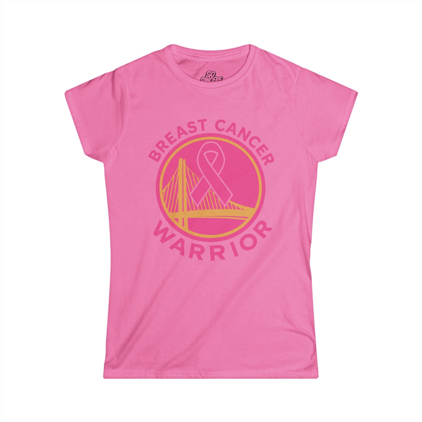 Women's Breast Cancer Warriors T-Shirt (Golden State) Support