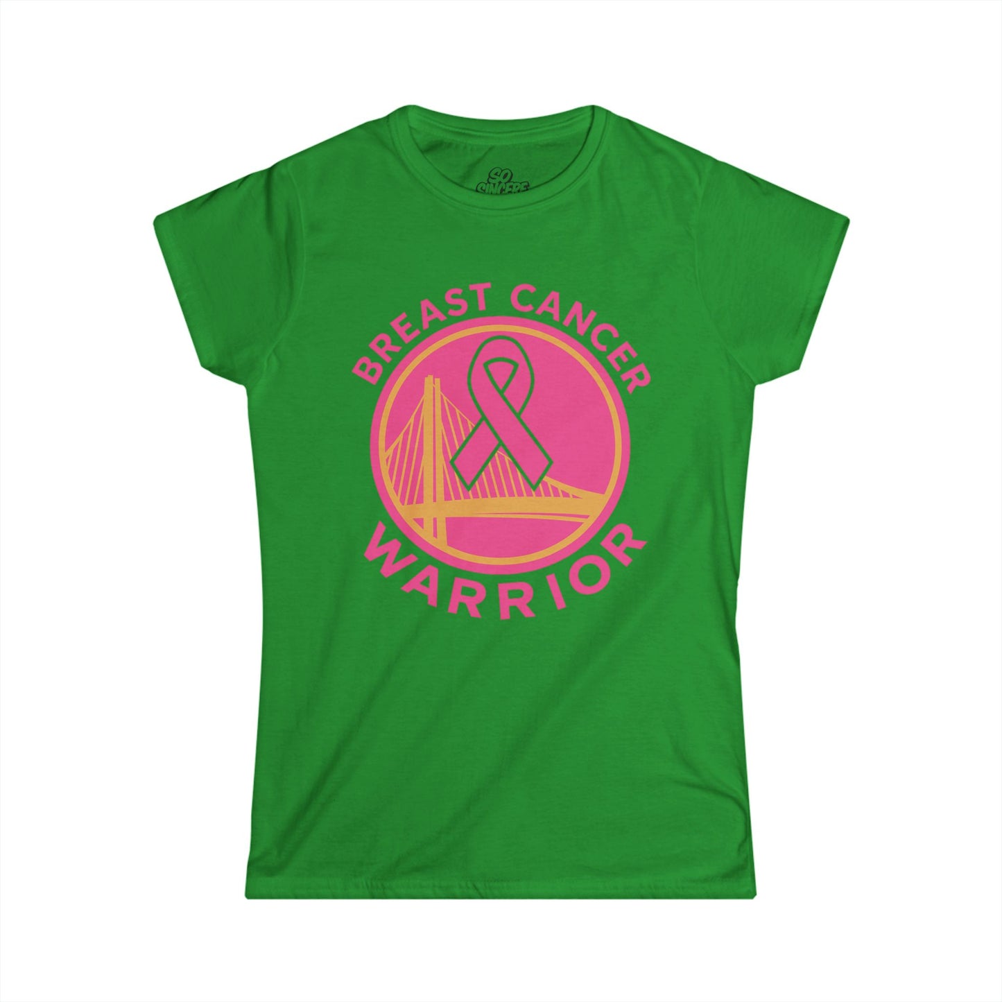 Women's Breast Cancer Warriors T-Shirt (Golden State) Support
