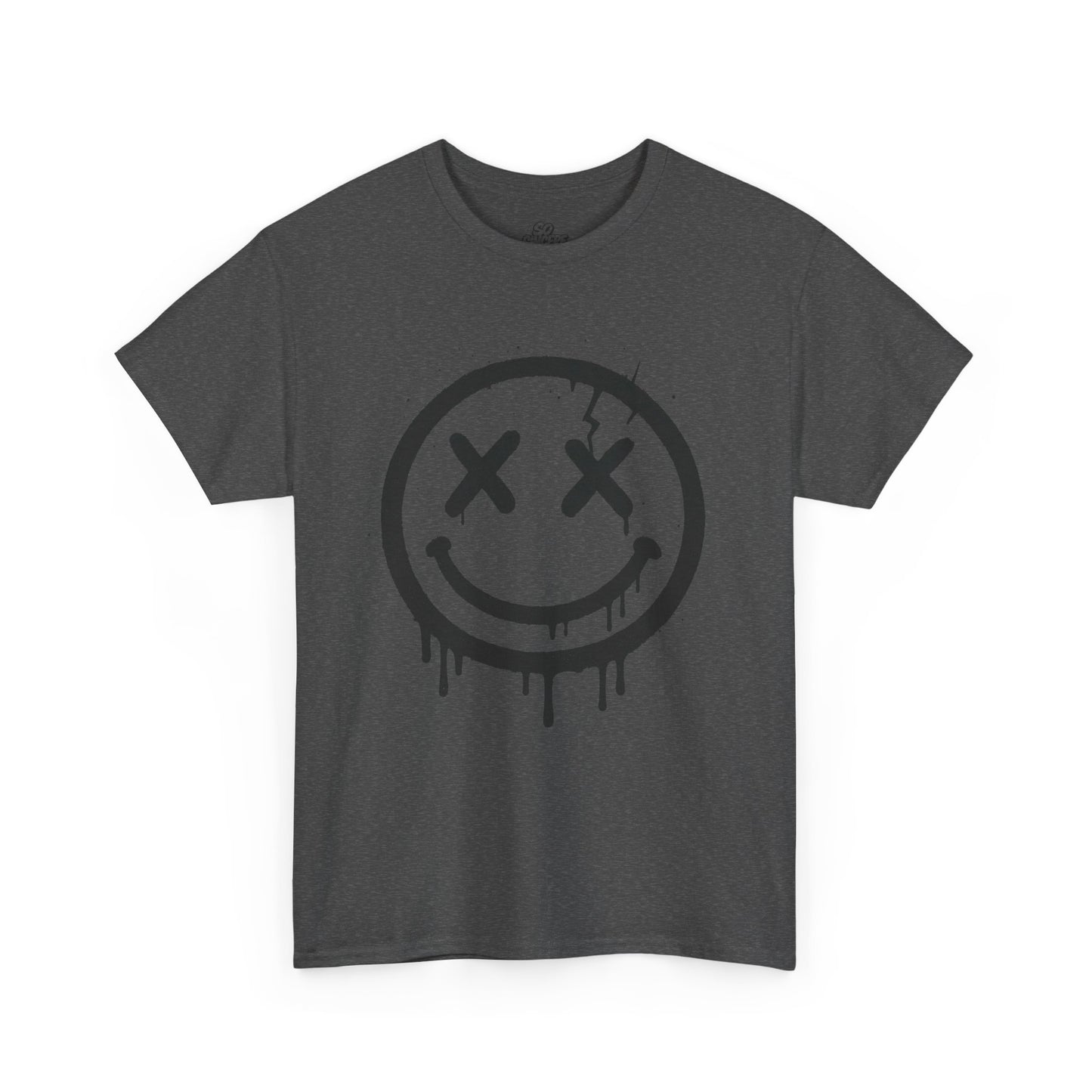 Smiley Face Unisex Heavy Cotton Tee