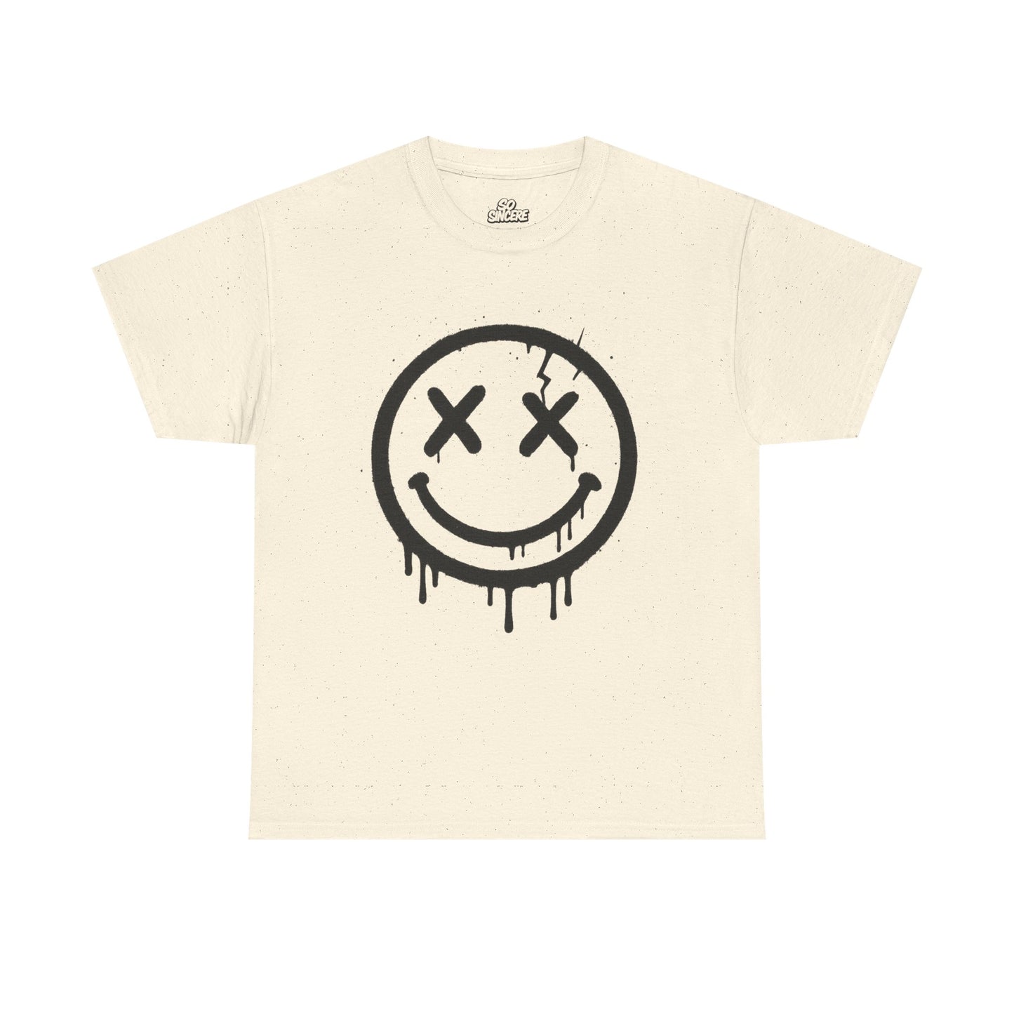 Smiley Face Unisex Heavy Cotton Tee