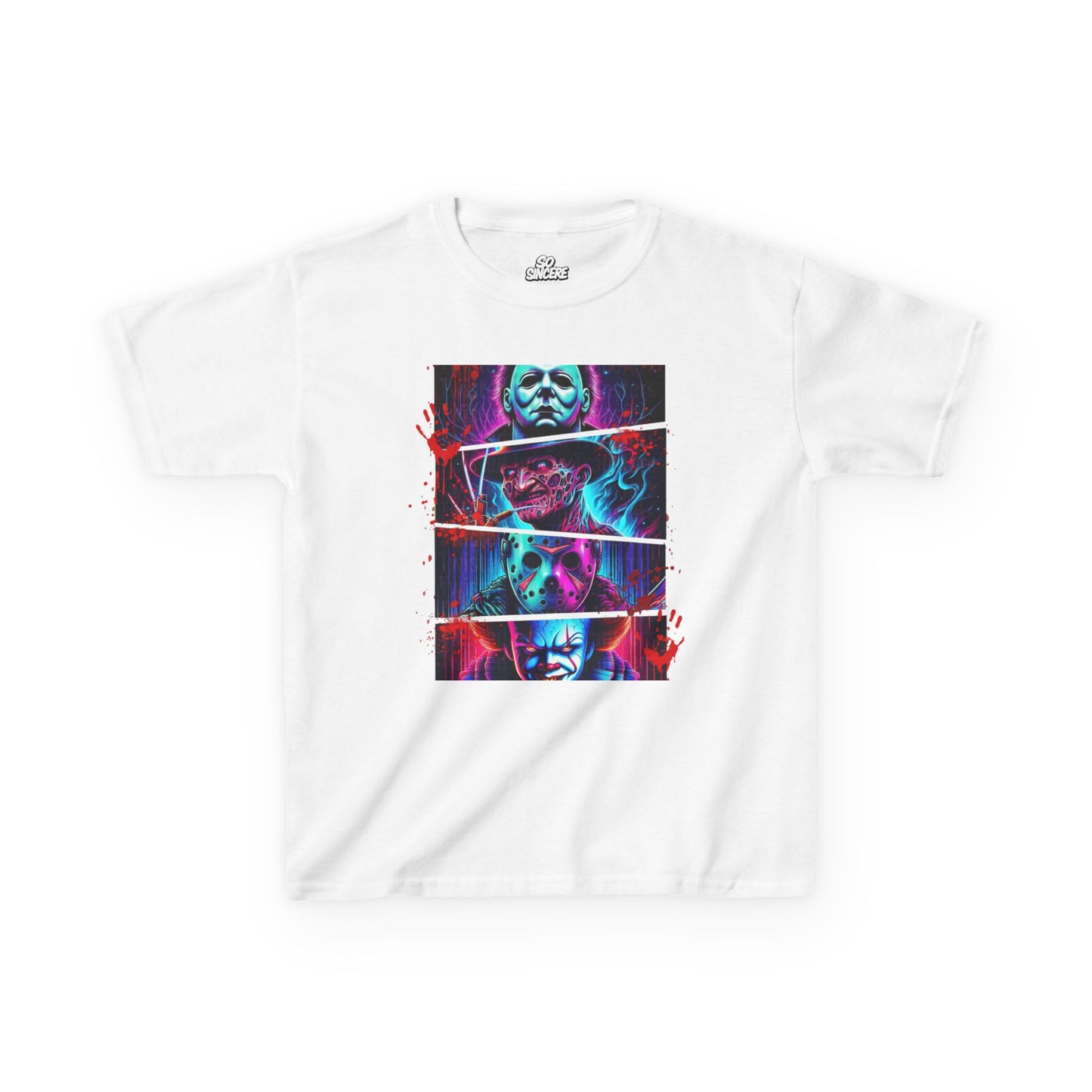 Kids Tee Michael Myers Freddy Jason It Halloween Shirt