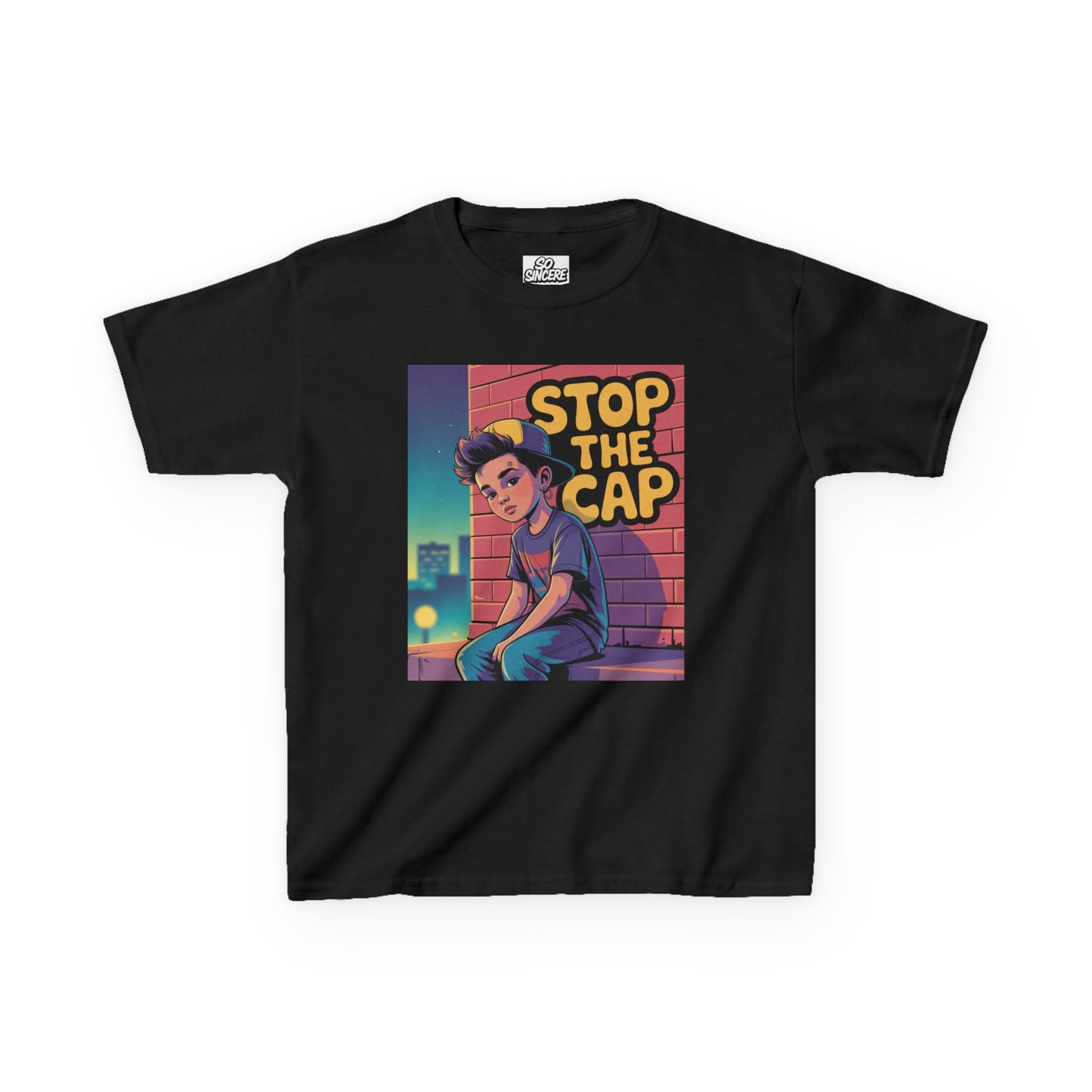Kids Graphic Tee - Stop the Cap