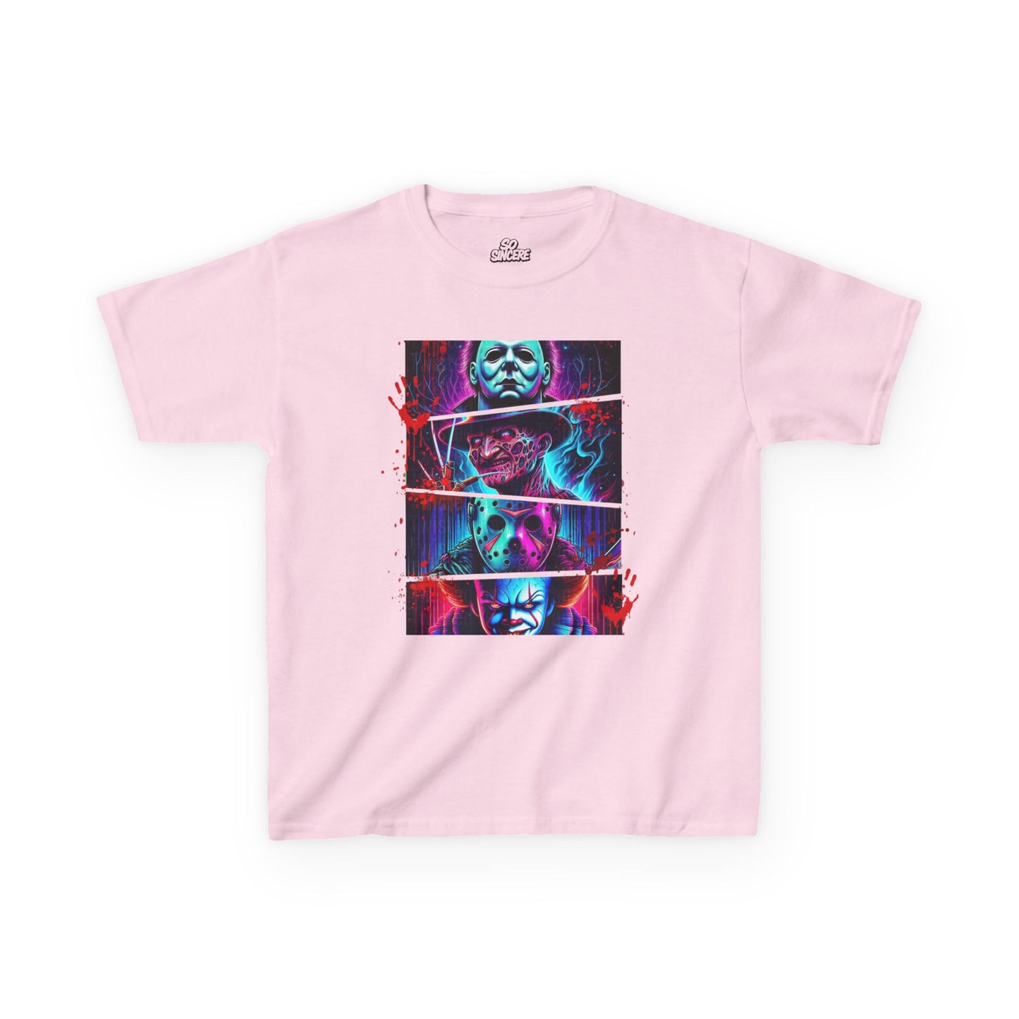 Kids Tee Michael Myers Freddy Jason It Halloween Shirt