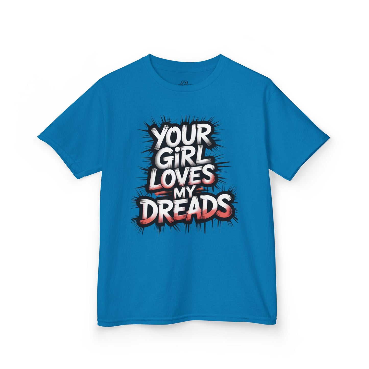 Your Girl Loves My Dreads Kids Tee, Kawaii Graphic Shirt, Fun Kids Apparel, Gift for Dreadlock Lovers, Quirky T-Shirt for Kids