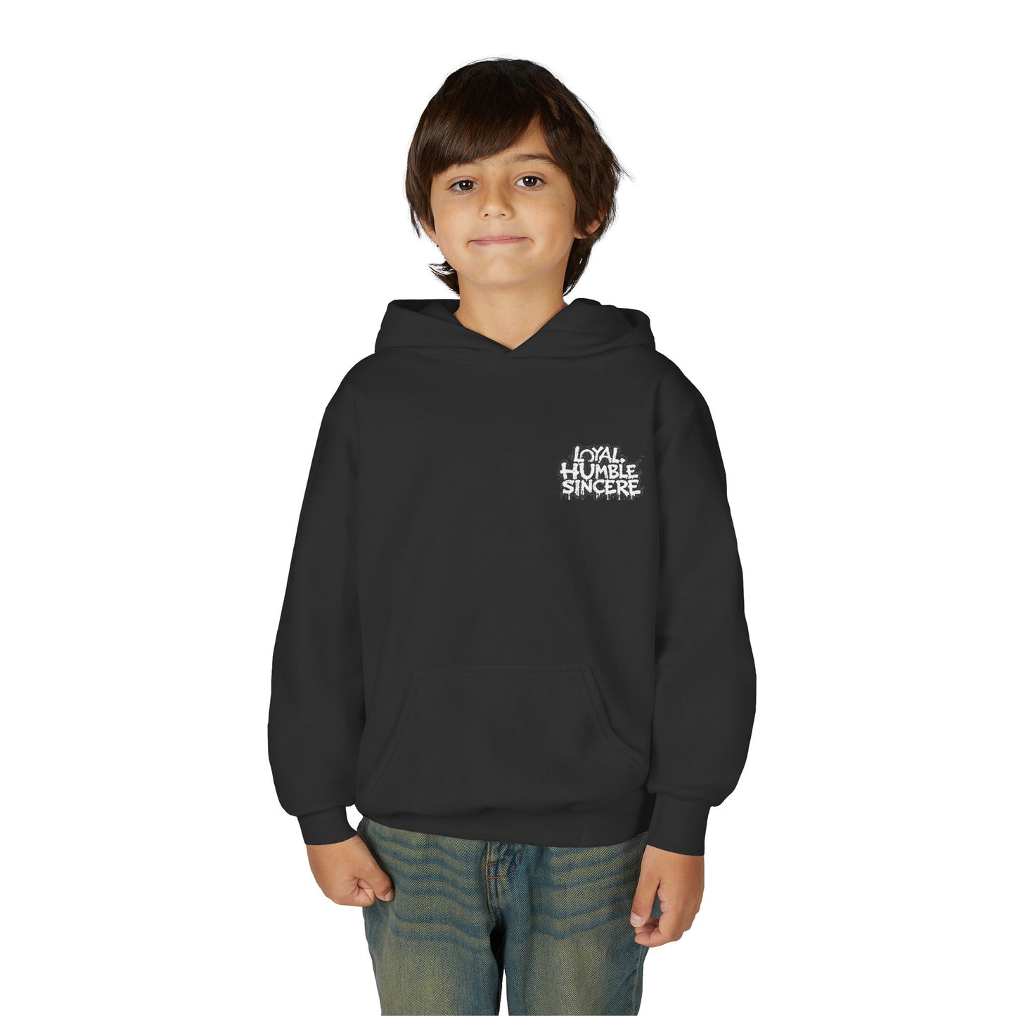 Youth Graphic Hoodie - Humble & Loyal Design, Teen Casual Wear and Gift Idea