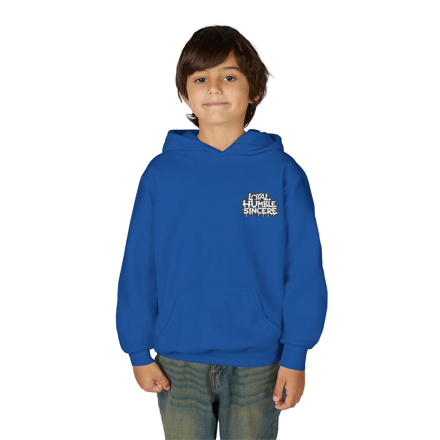Youth Graphic Hoodie - Humble & Loyal Design, Teen Casual Wear and Gift Idea