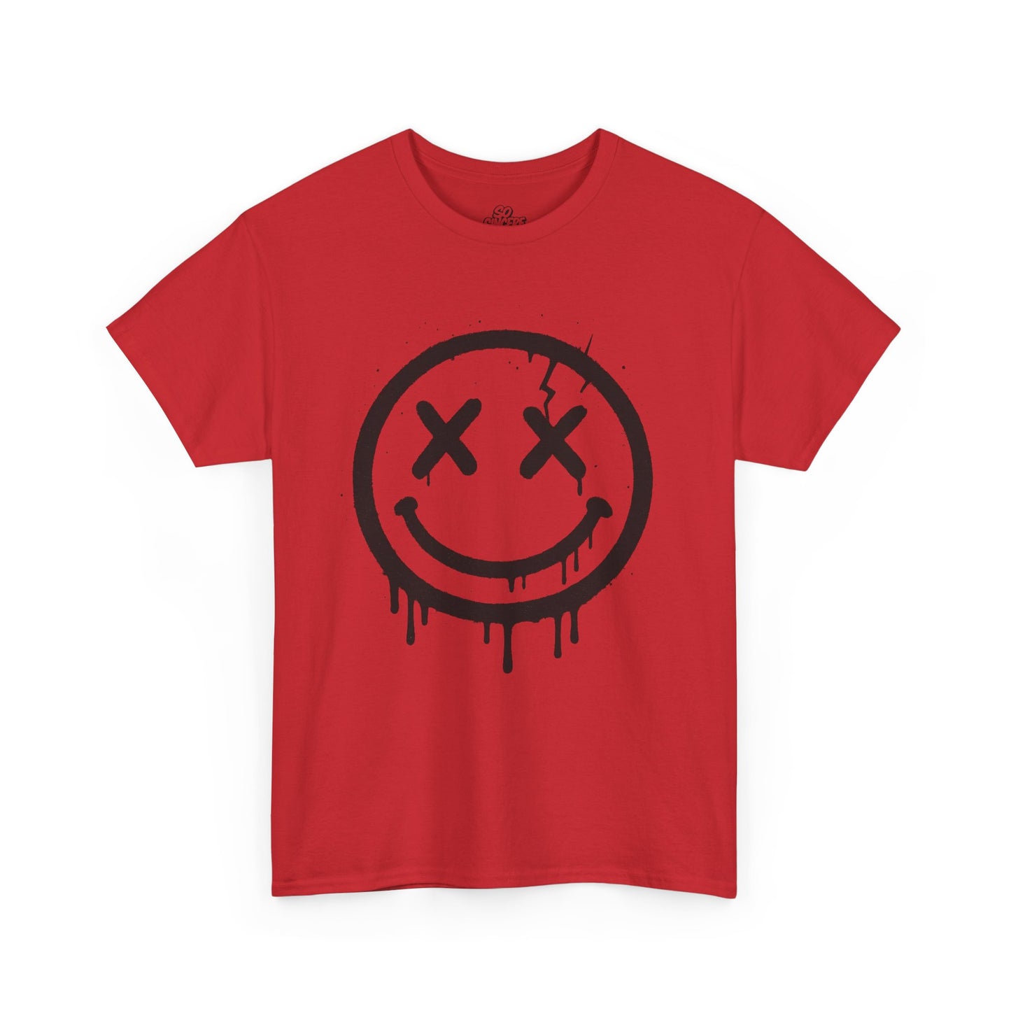 Smiley Face Unisex Heavy Cotton Tee