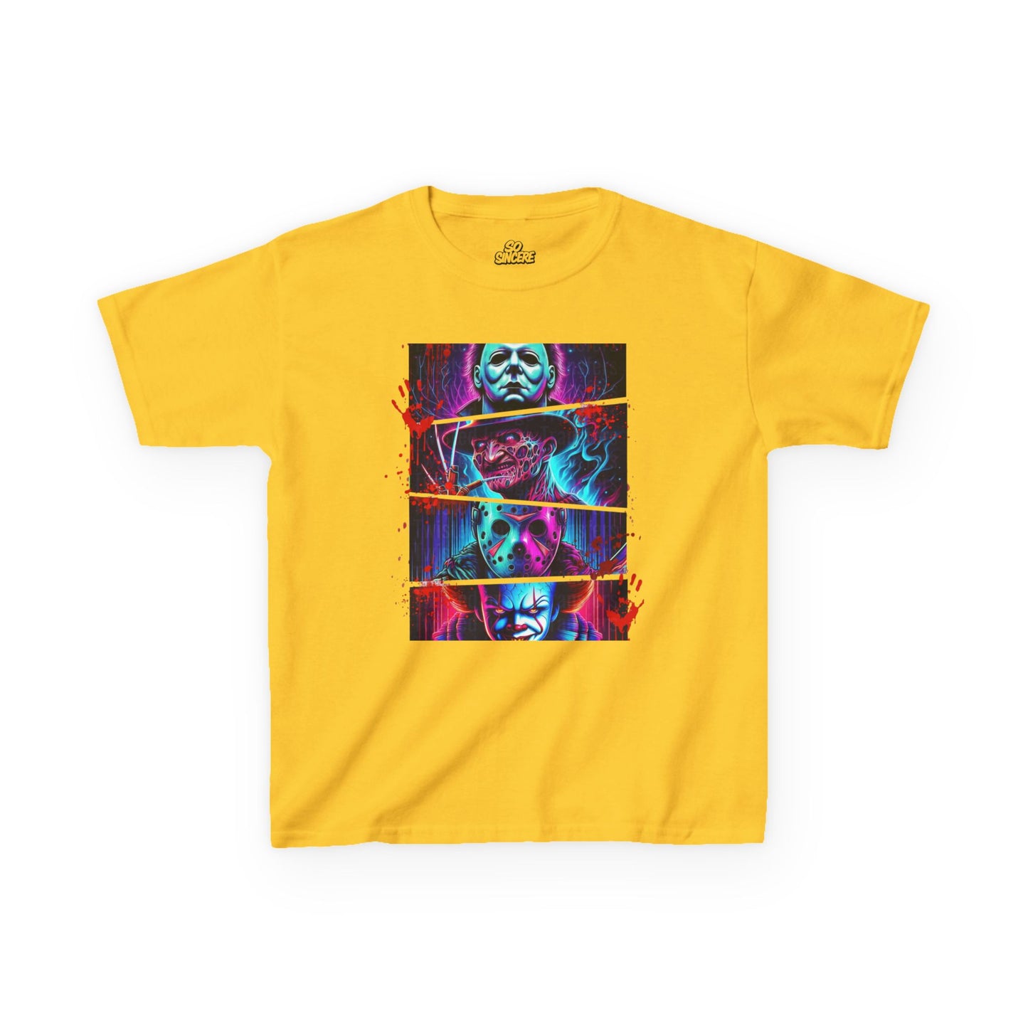 Kids Tee Michael Myers Freddy Jason It Halloween Shirt