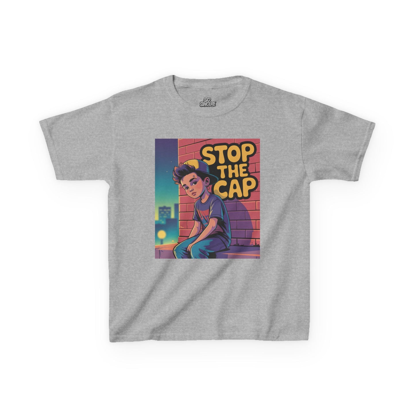 Kids Graphic Tee - Stop the Cap