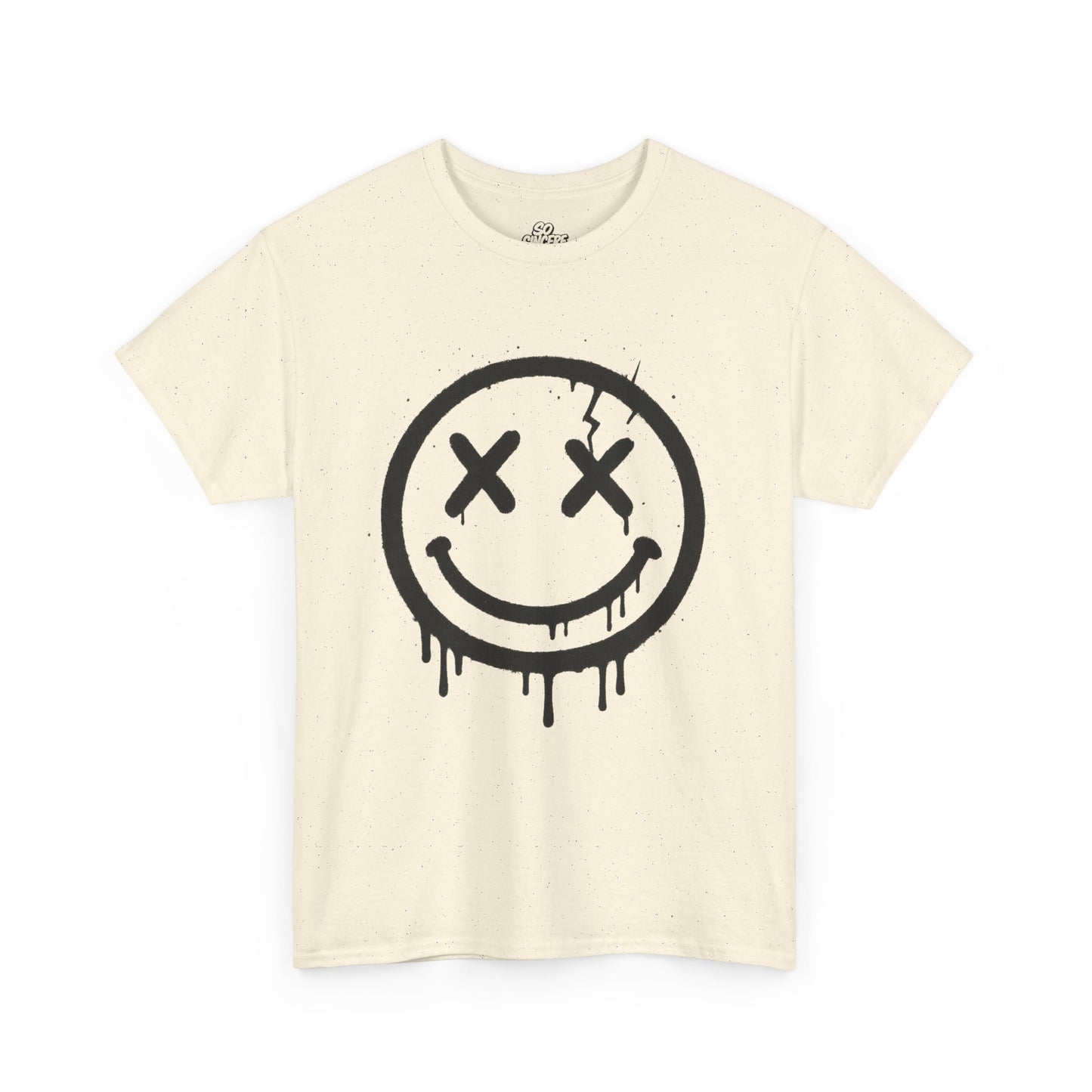 Smiley Face Unisex Heavy Cotton Tee