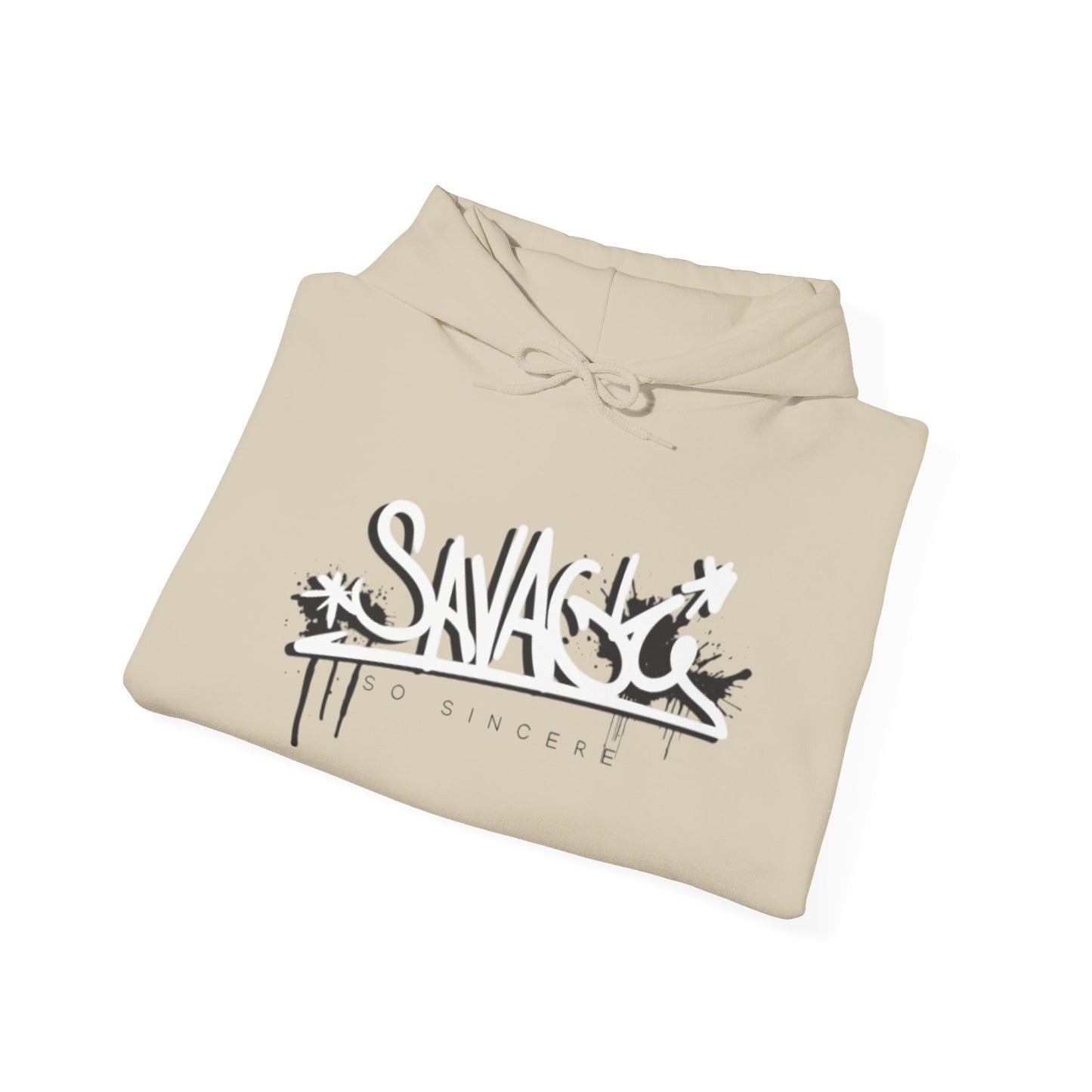Flames Hooded Sweatshirt - Savage and Sincere Trendy Design