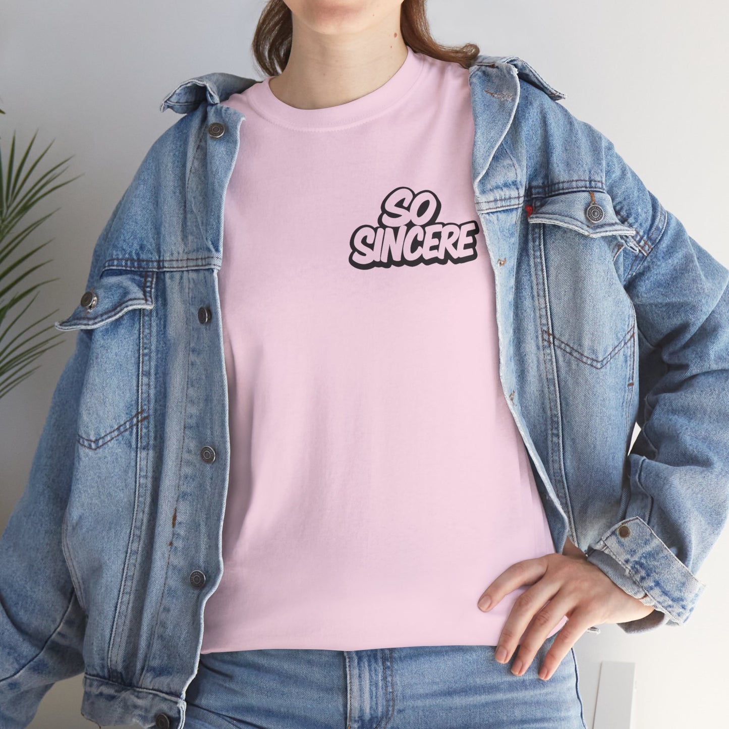 Unisex Graphic Tee - Go Sincere, Pardon My Back