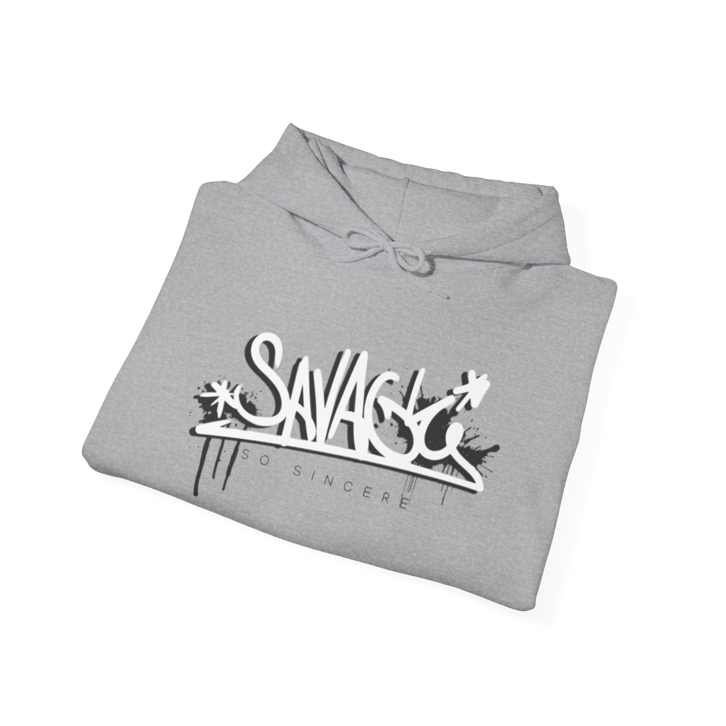 Flames Hooded Sweatshirt - Savage and Sincere Trendy Design