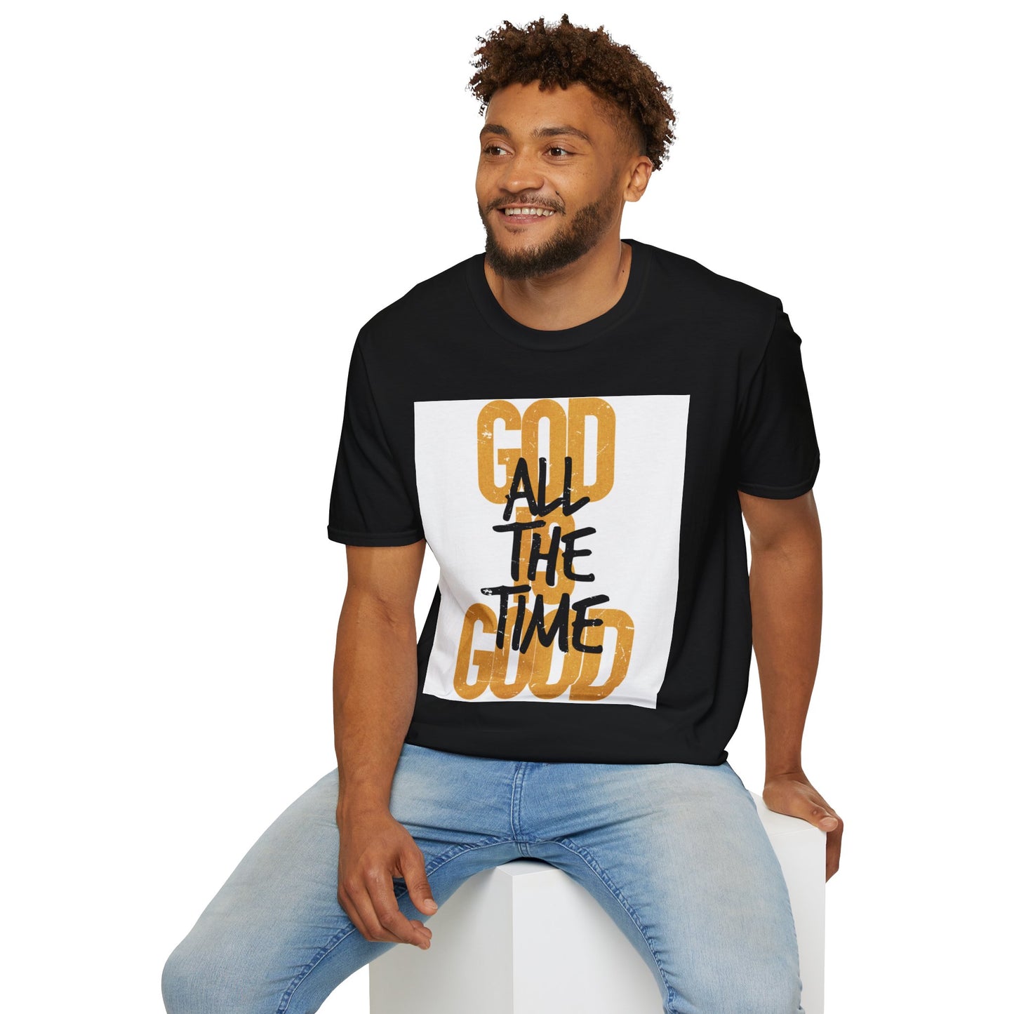 Inspirational Graphic T-Shirt - 'God is Good All the Time' Adult