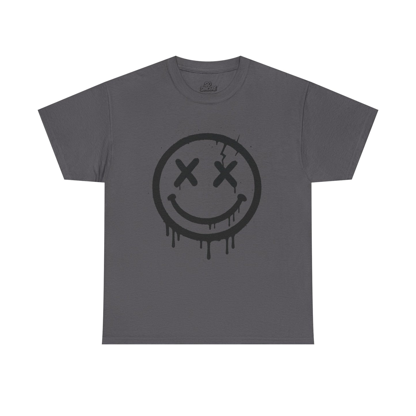Smiley Face Unisex Heavy Cotton Tee
