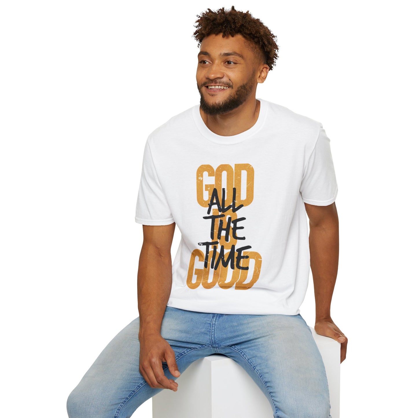 Inspirational Graphic T-Shirt - 'God is Good All the Time' Adult