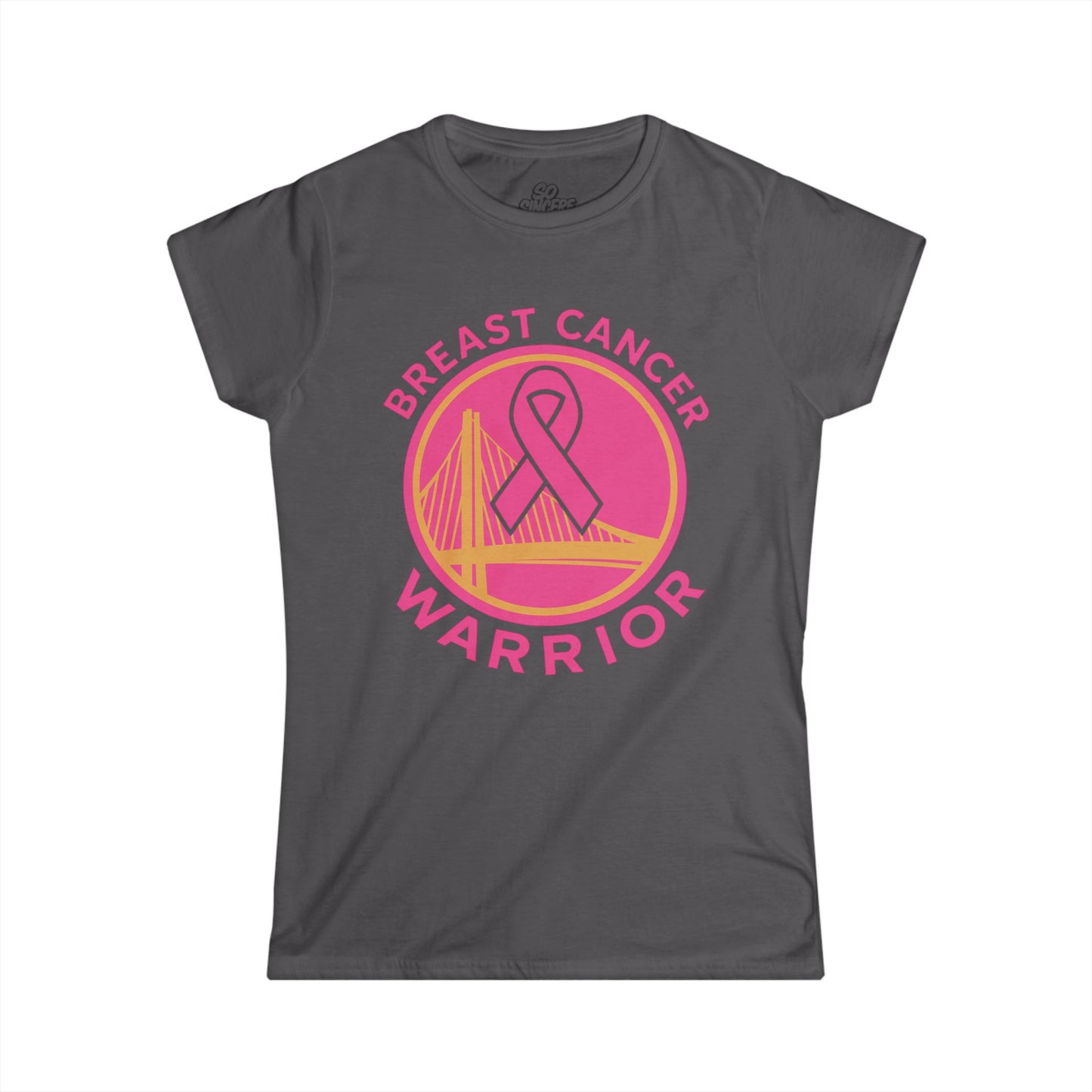 Women's Breast Cancer Warriors T-Shirt (Golden State) Support