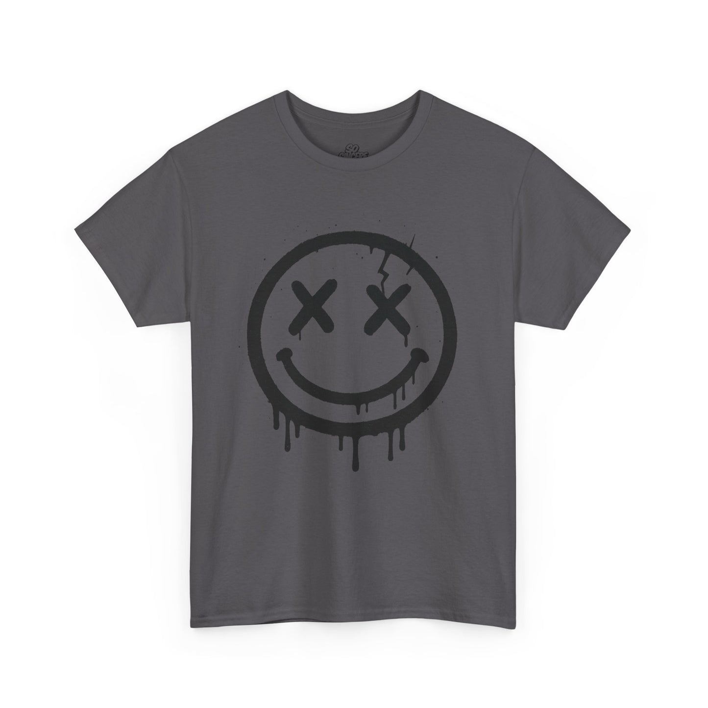 Smiley Face Unisex Heavy Cotton Tee