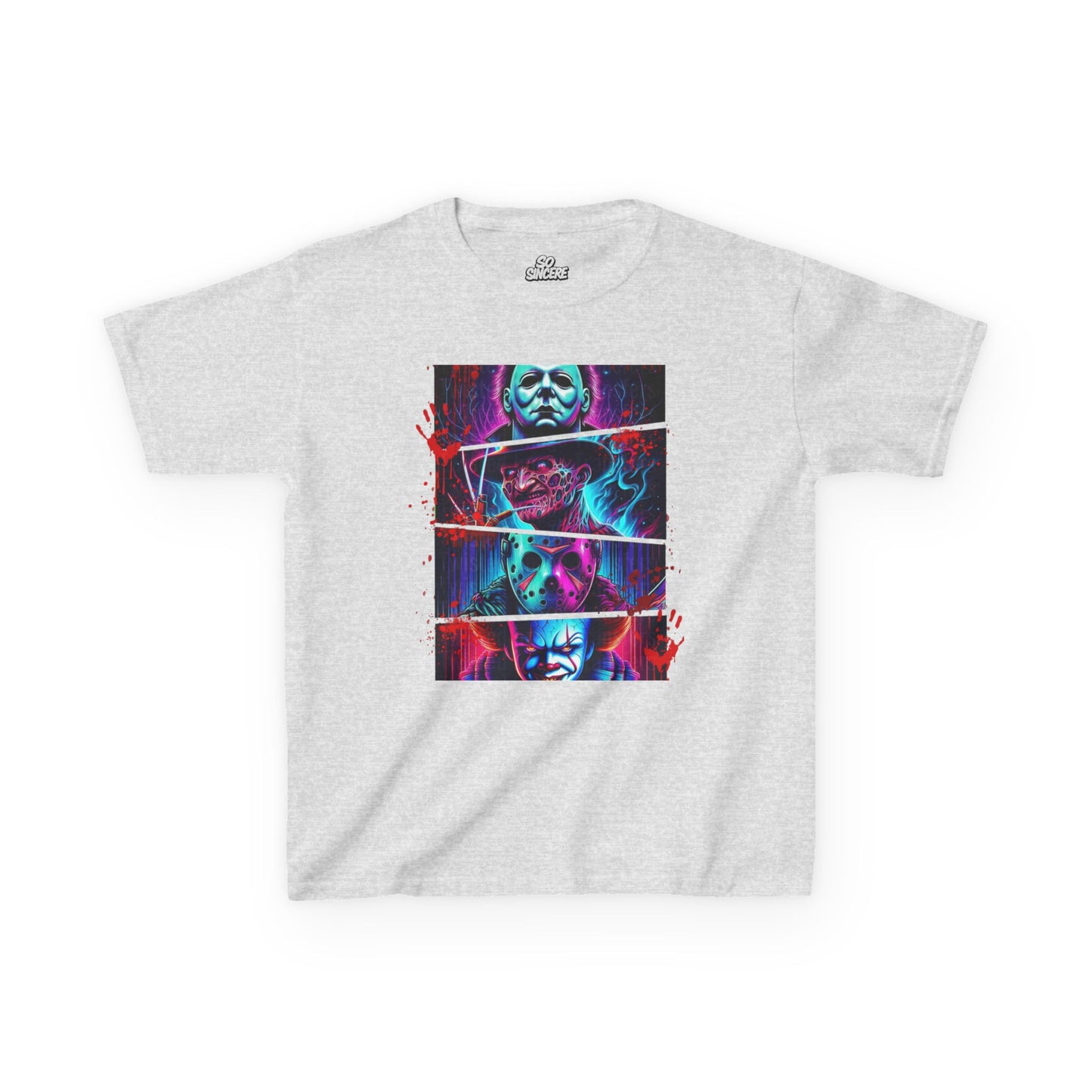 Kids Tee Michael Myers Freddy Jason It Halloween Shirt