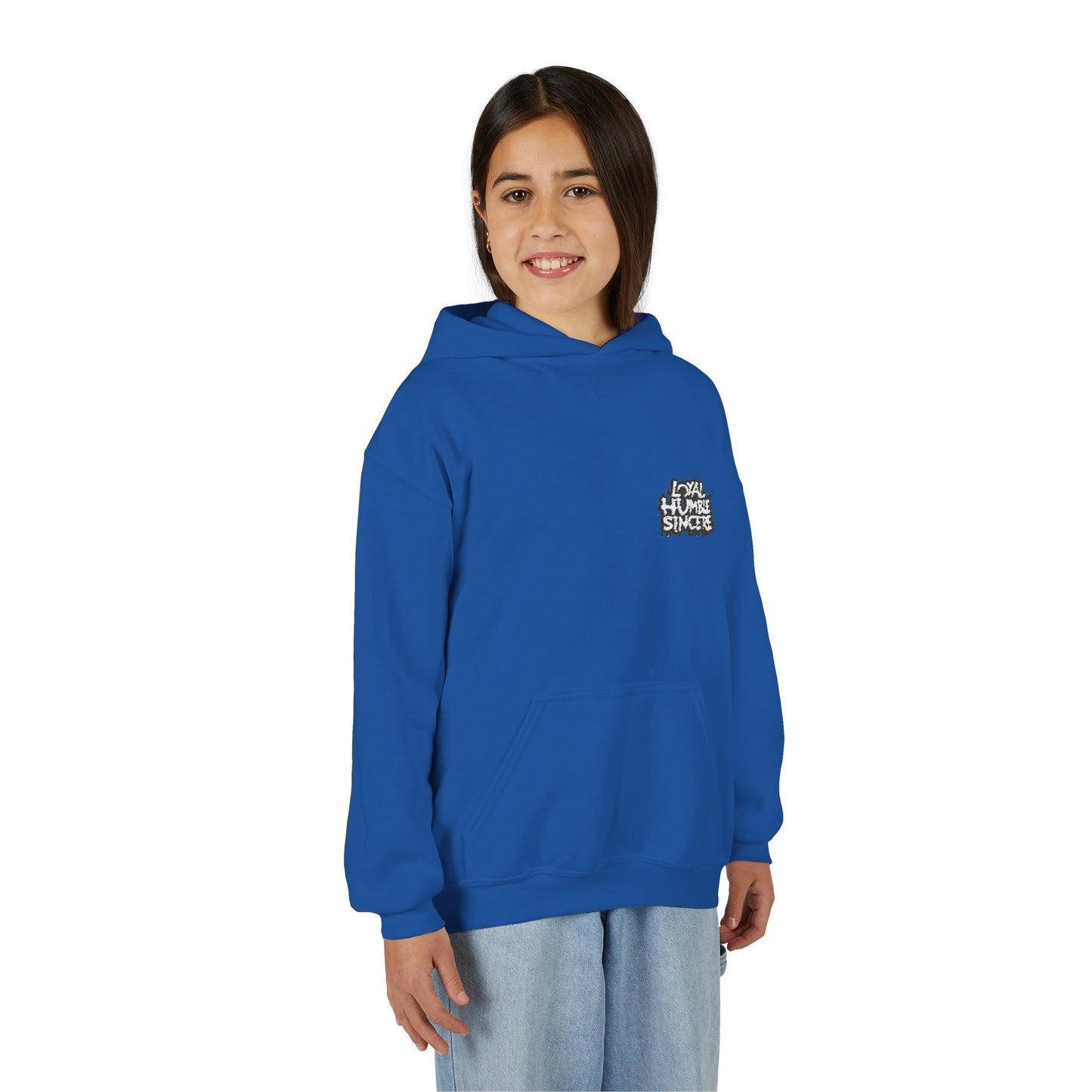 Youth Graphic Hoodie - Humble & Loyal Design, Teen Casual Wear and Gift Idea