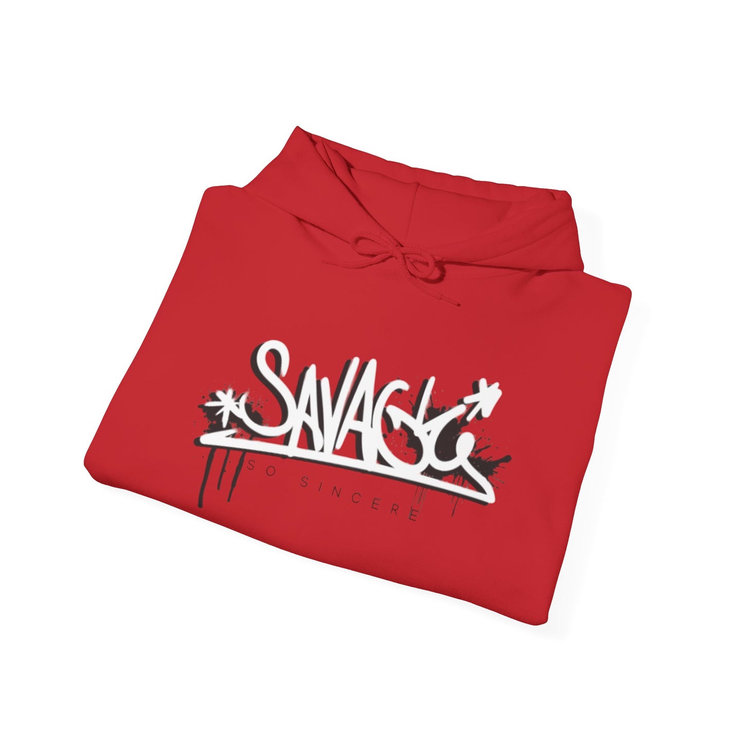 Flames Hooded Sweatshirt - Savage and Sincere Trendy Design