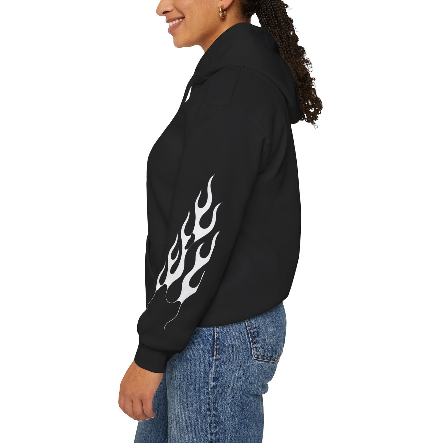 Flames Hooded Sweatshirt - Savage and Sincere Trendy Design