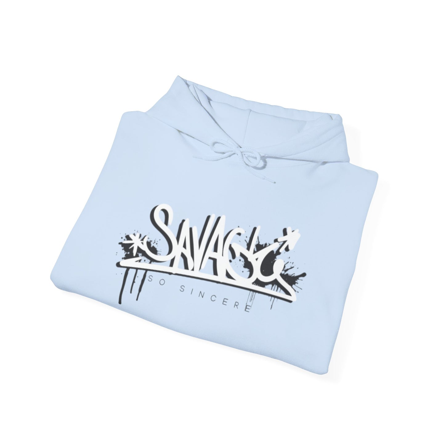 Flames Hooded Sweatshirt - Savage and Sincere Trendy Design