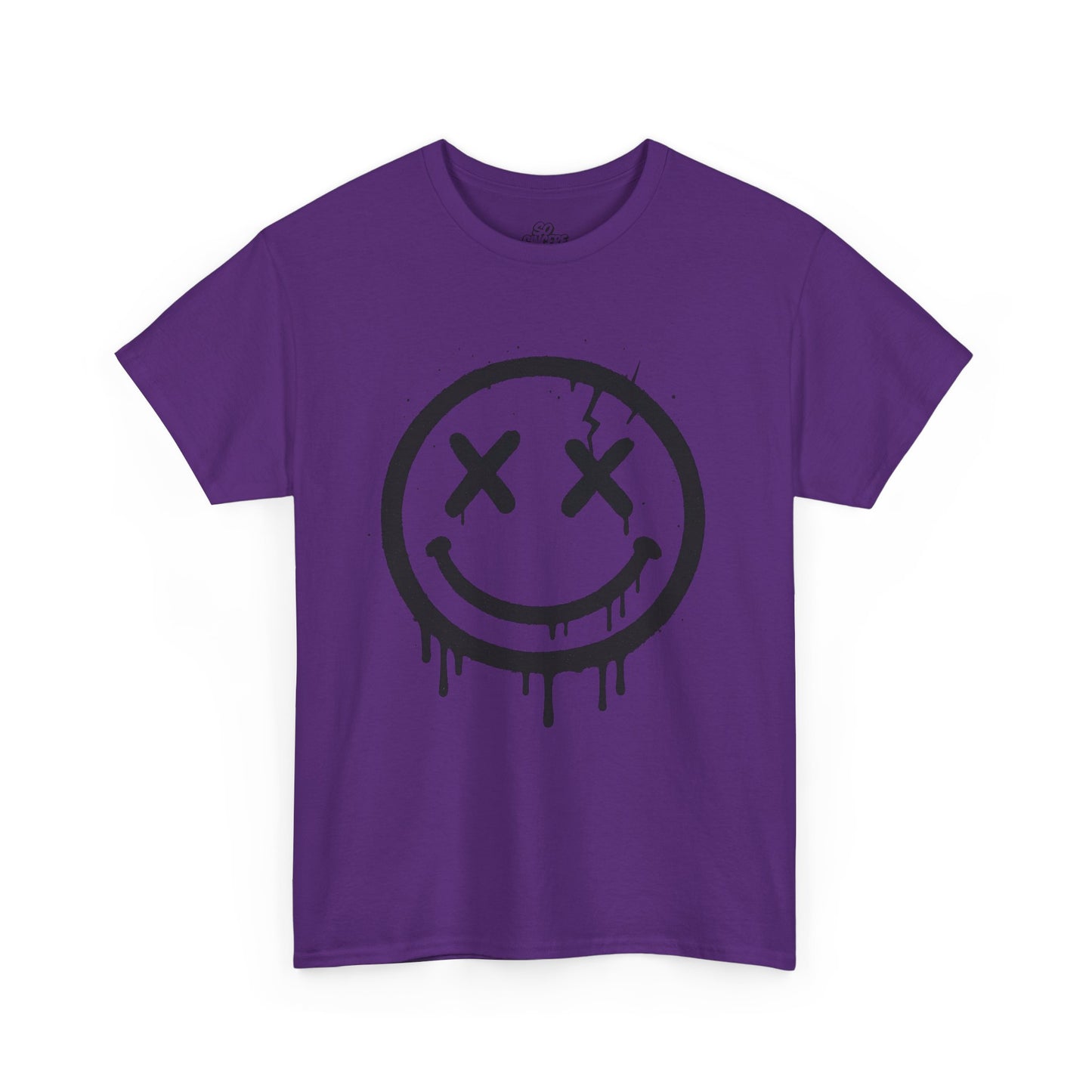 Smiley Face Unisex Heavy Cotton Tee