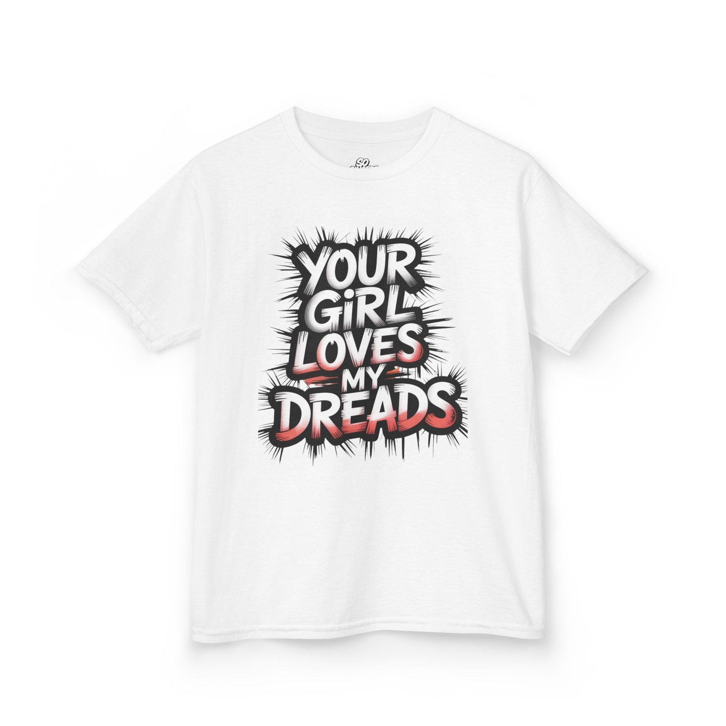 Your Girl Loves My Dreads Kids Tee, Kawaii Graphic Shirt, Fun Kids Apparel, Gift for Dreadlock Lovers, Quirky T-Shirt for Kids