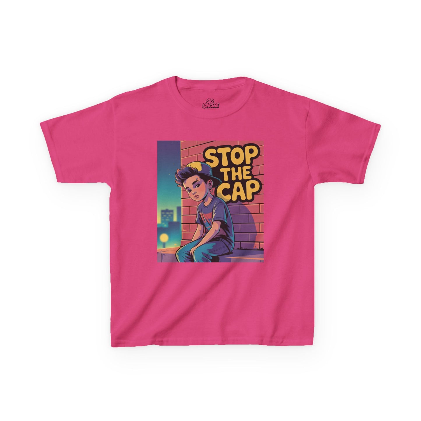 Kids Graphic Tee - Stop the Cap