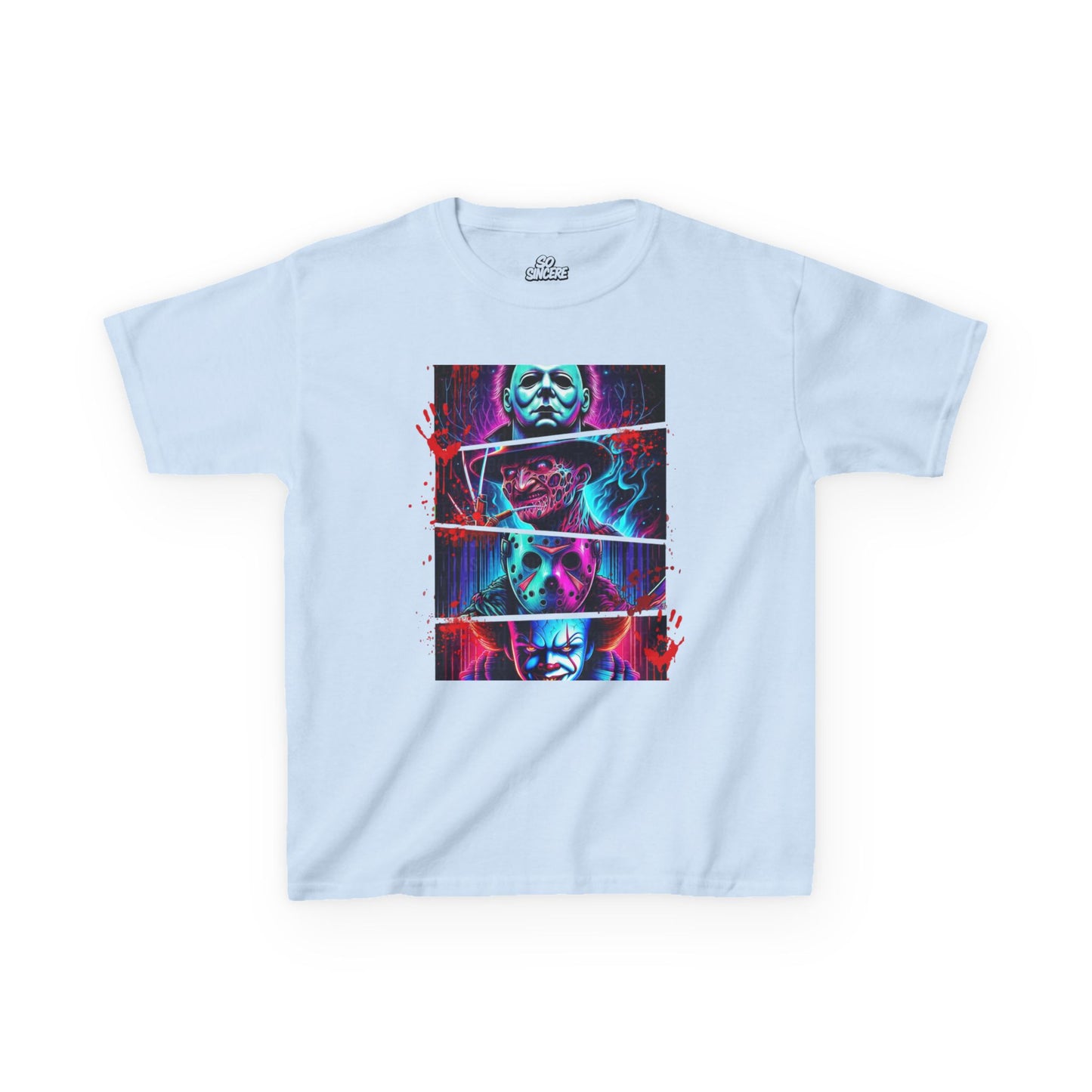 Kids Tee Michael Myers Freddy Jason It Halloween Shirt