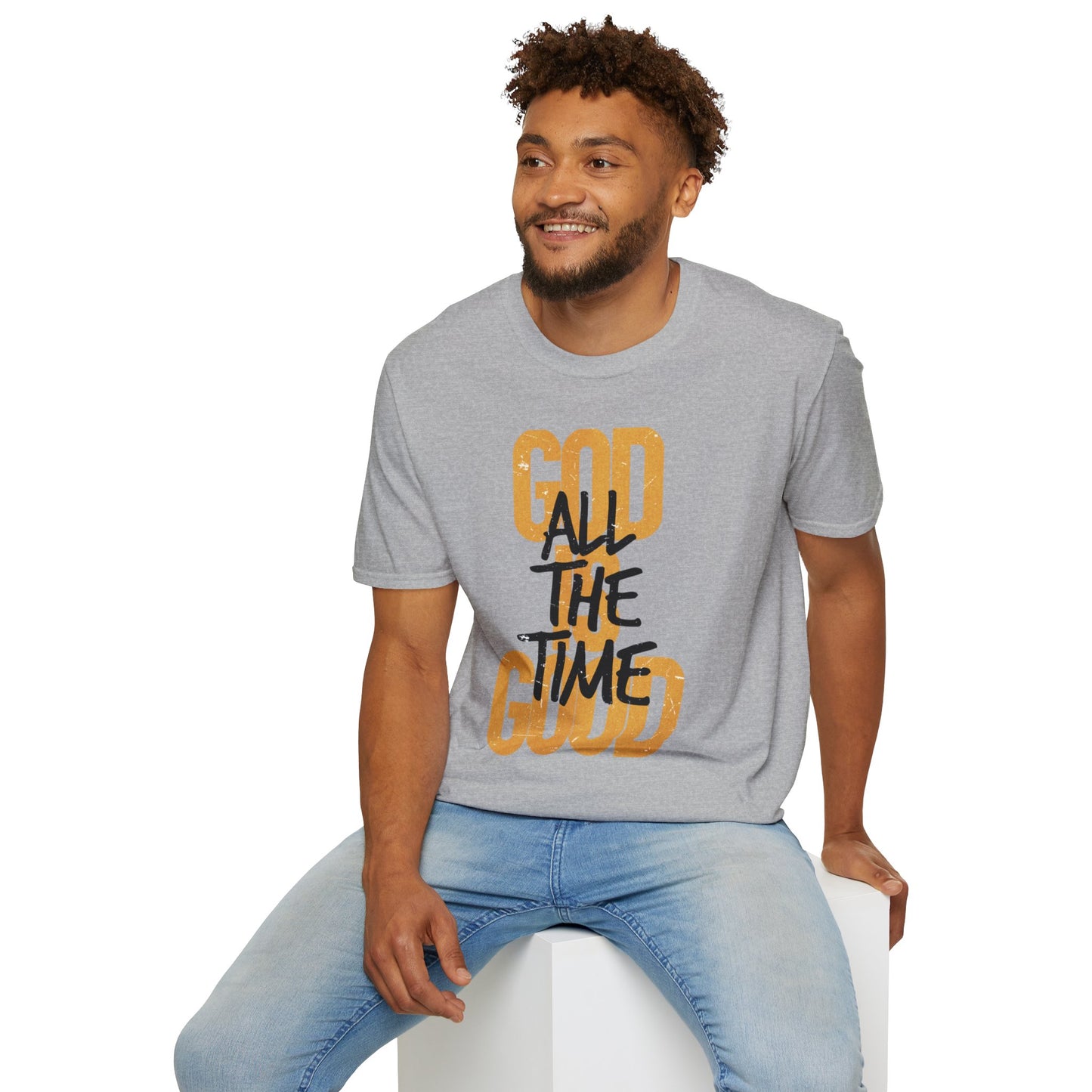 Inspirational Graphic T-Shirt - 'God is Good All the Time' Adult