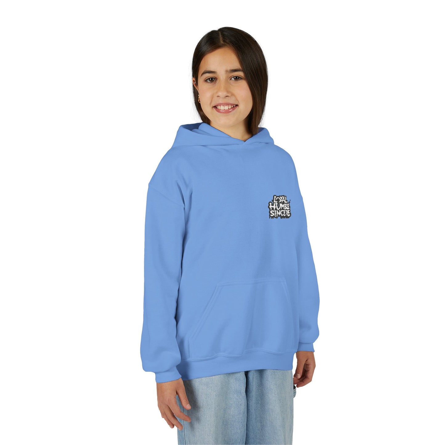 Youth Graphic Hoodie - Humble & Loyal Design, Teen Casual Wear and Gift Idea