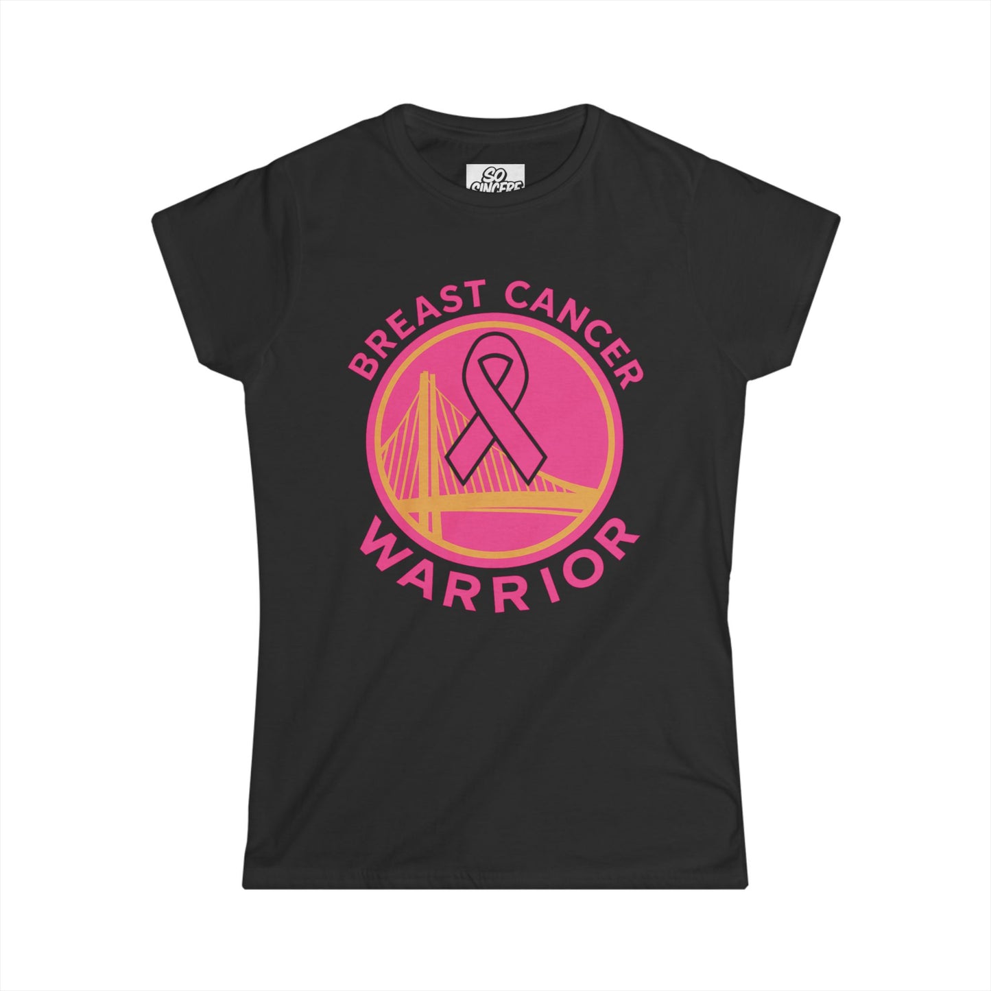 Women's Breast Cancer Warriors T-Shirt (Golden State) Support