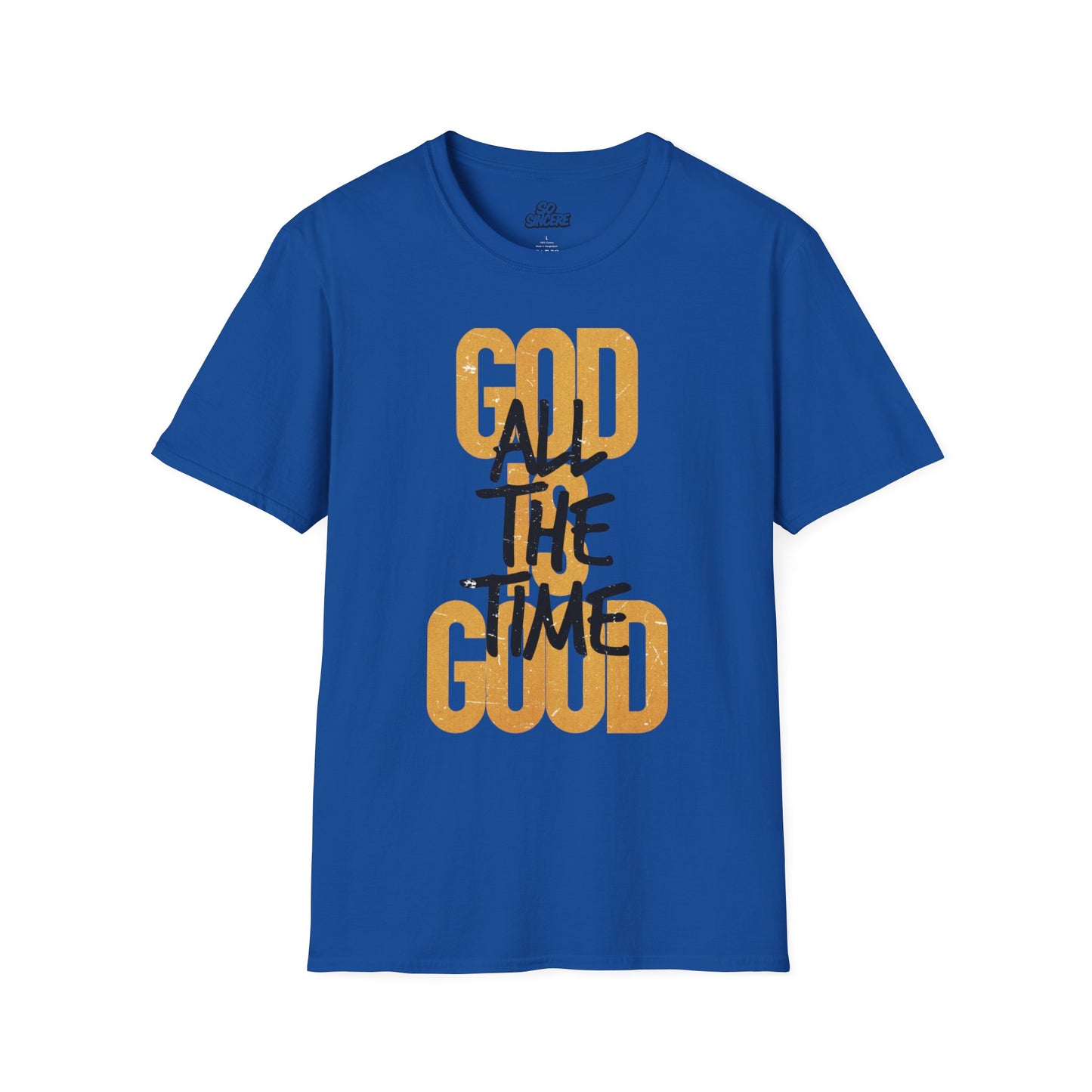 Inspirational Graphic T-Shirt - 'God is Good All the Time' Adult