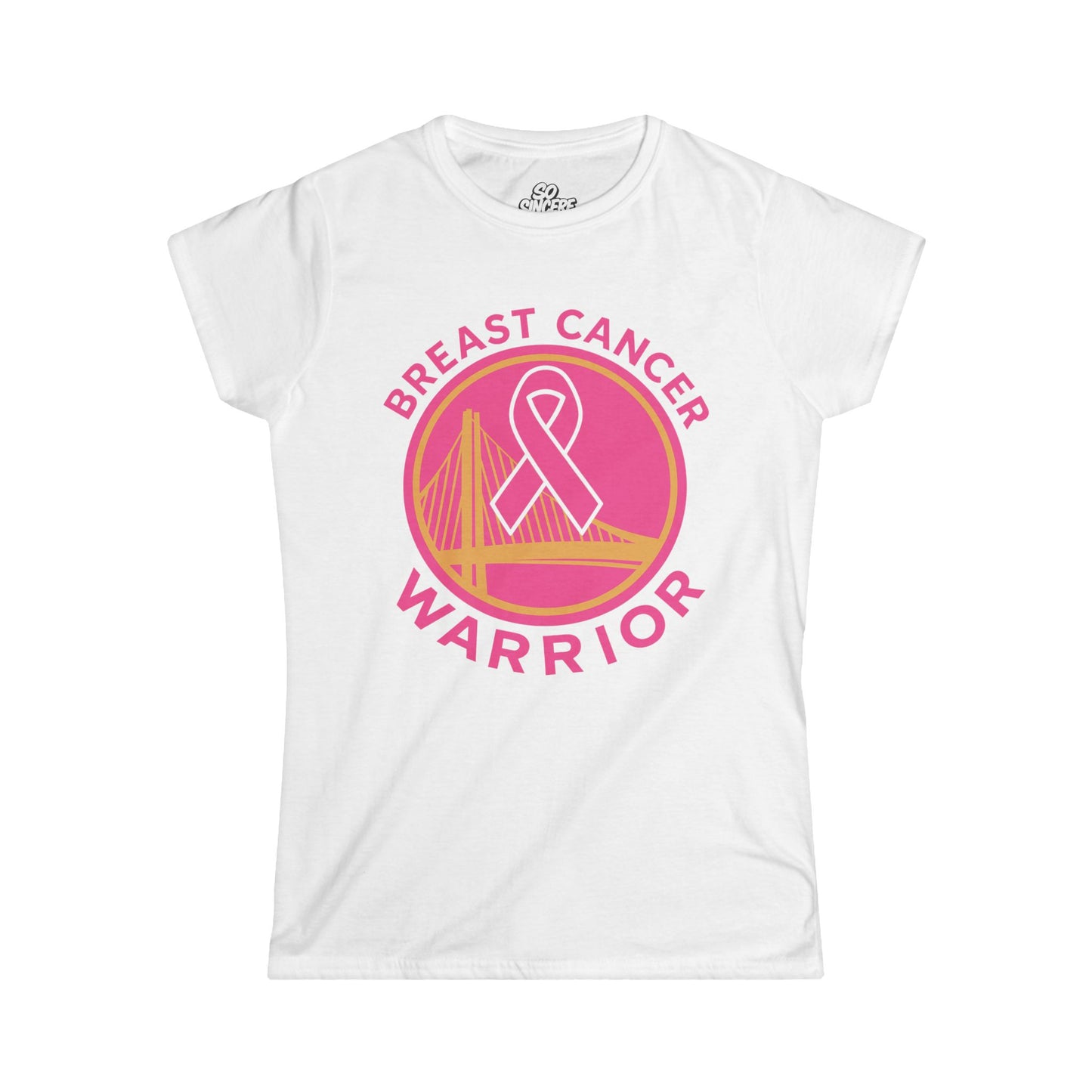 Women's Breast Cancer Warriors T-Shirt (Golden State) Support