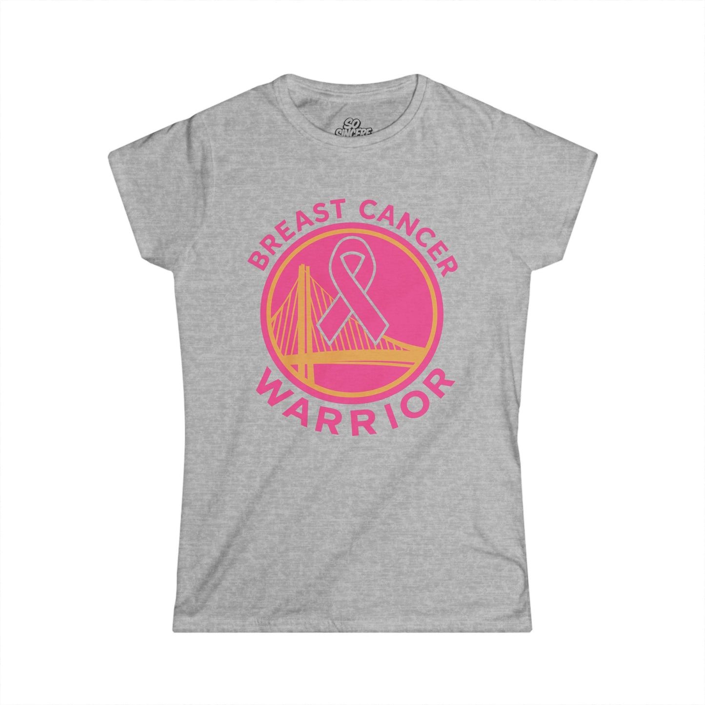 Women's Breast Cancer Warriors T-Shirt (Golden State) Support