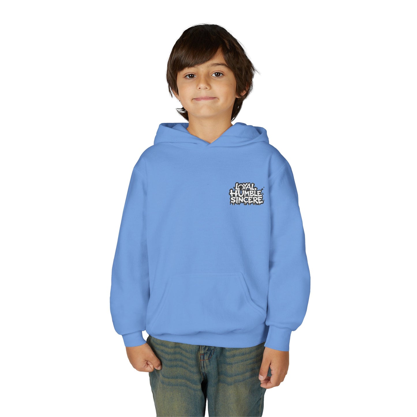 Youth Graphic Hoodie - Humble & Loyal Design, Teen Casual Wear and Gift Idea