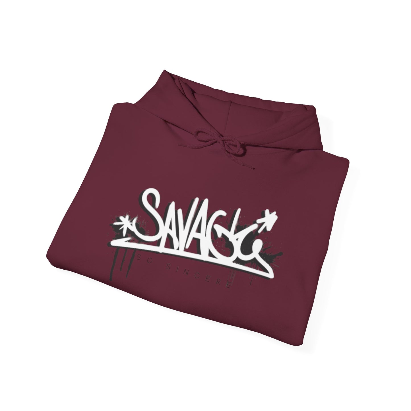 Flames Hooded Sweatshirt - Savage and Sincere Trendy Design