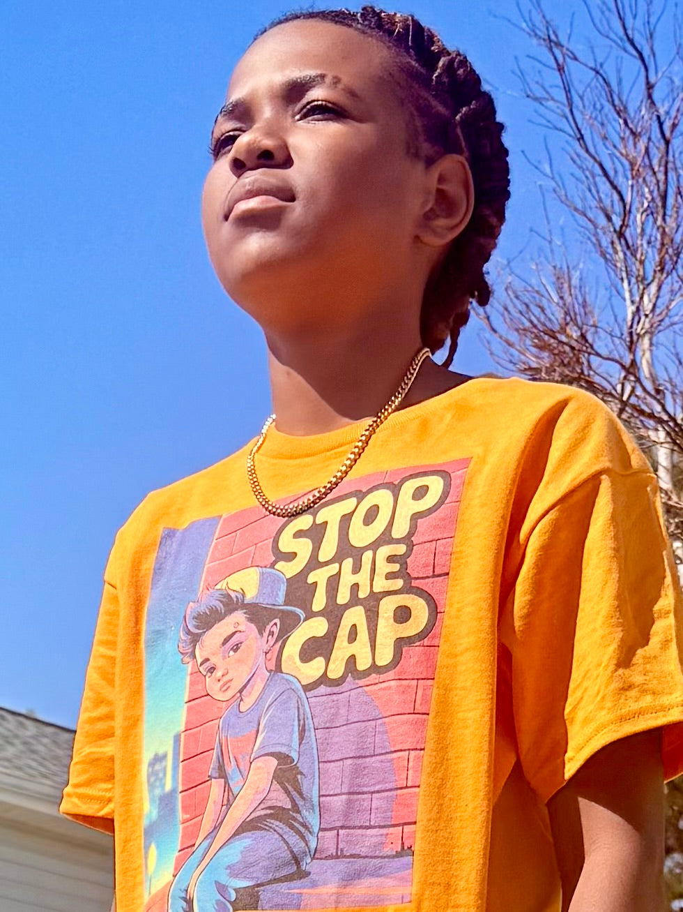 Kids Graphic Tee - Stop the Cap
