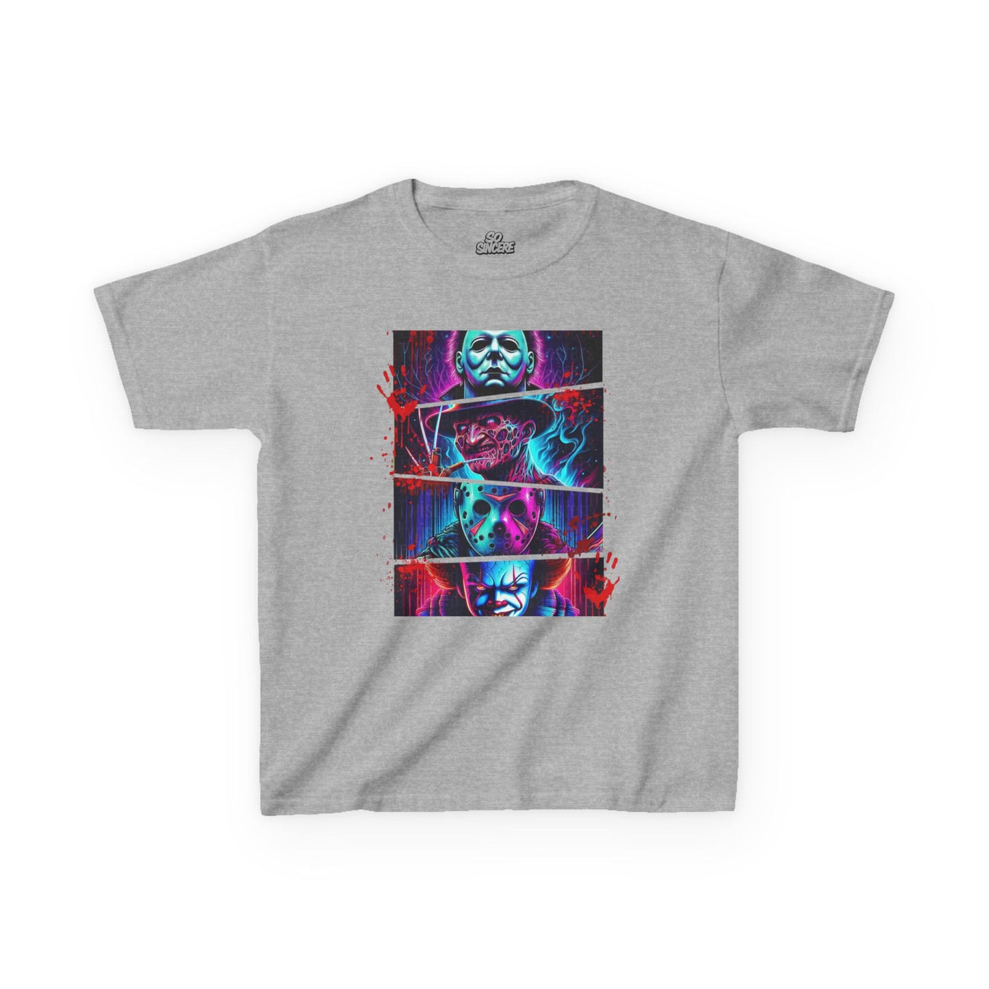 Kids Tee Michael Myers Freddy Jason It Halloween Shirt