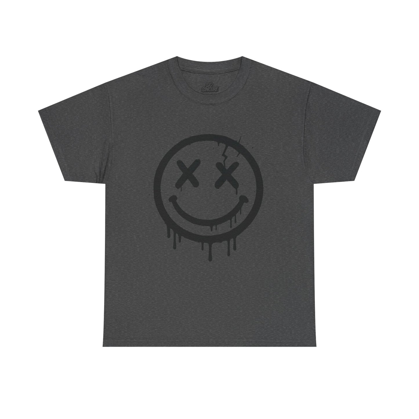Smiley Face Unisex Heavy Cotton Tee
