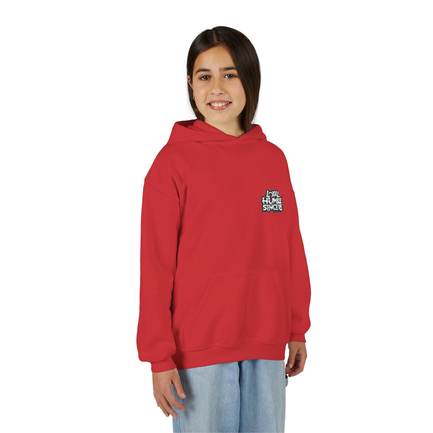 Youth Graphic Hoodie - Humble & Loyal Design, Teen Casual Wear and Gift Idea