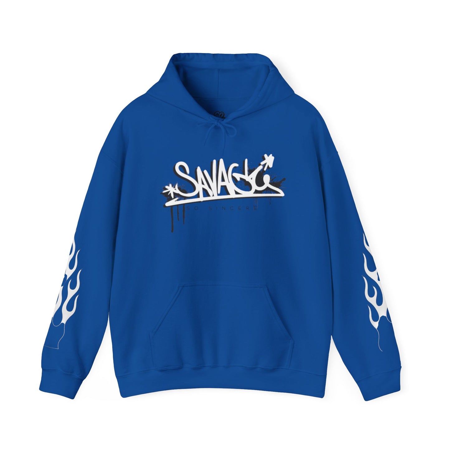Flames Hooded Sweatshirt - Savage and Sincere Trendy Design